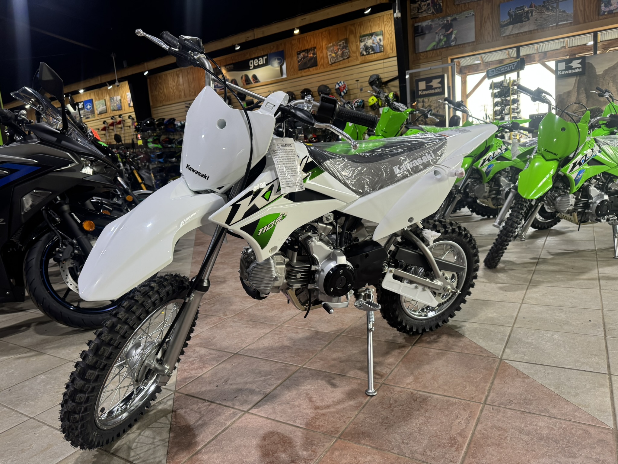 2026 Kawasaki KLX® 110R L - WHITE - Photo 2