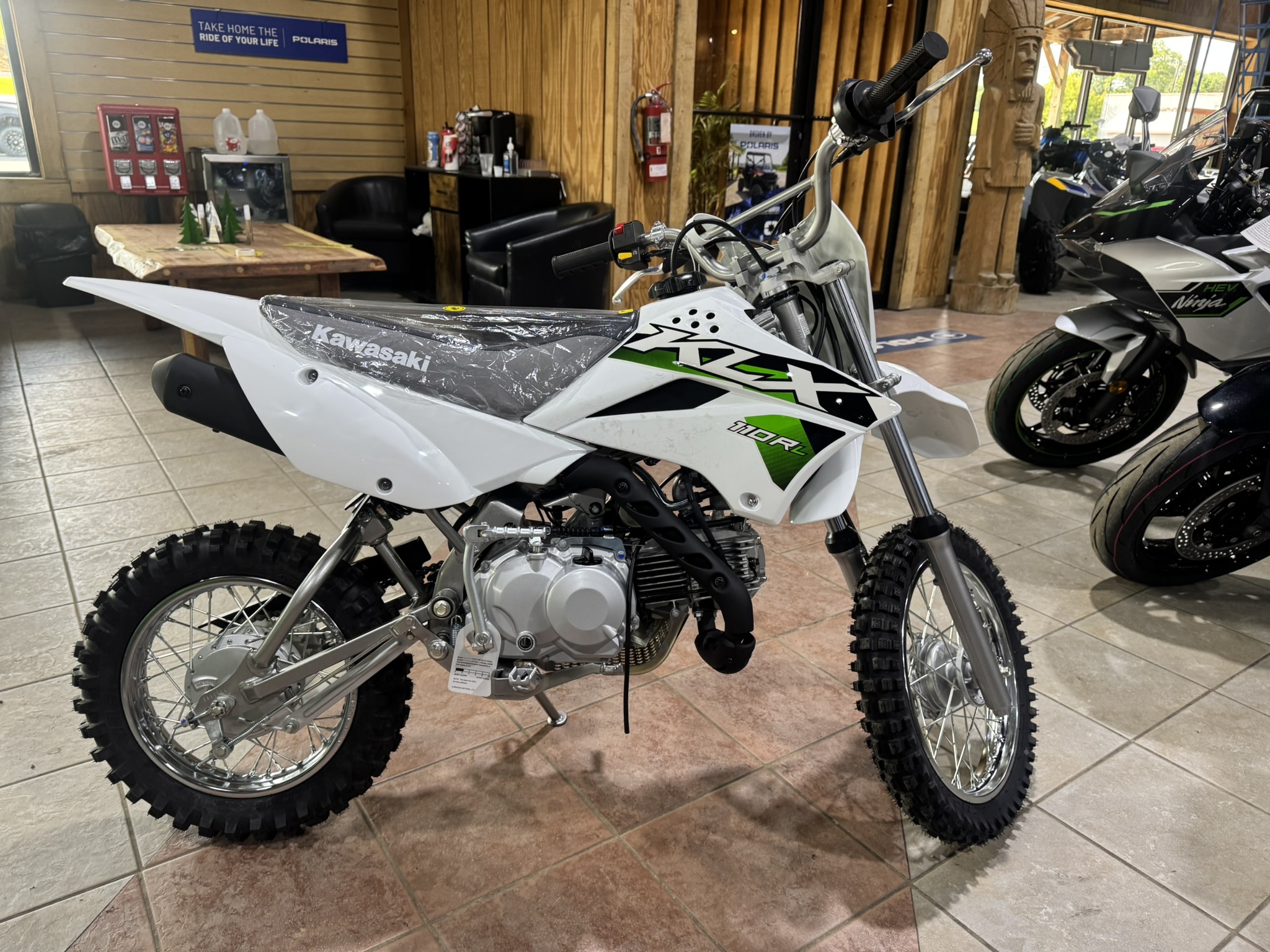 2026 Kawasaki KLX® 110R L - WHITE - Photo 3