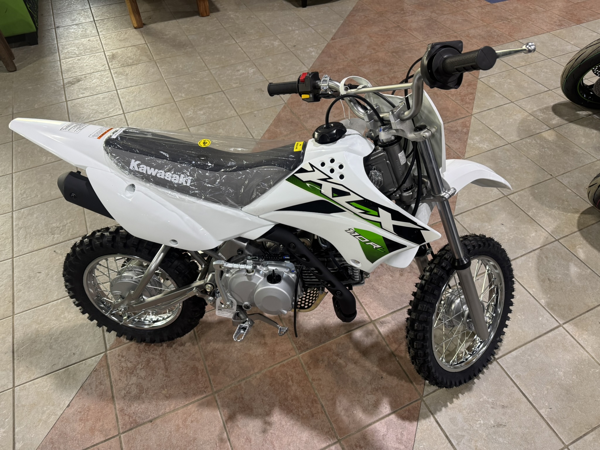2026 Kawasaki KLX® 110R L - WHITE - Photo 5