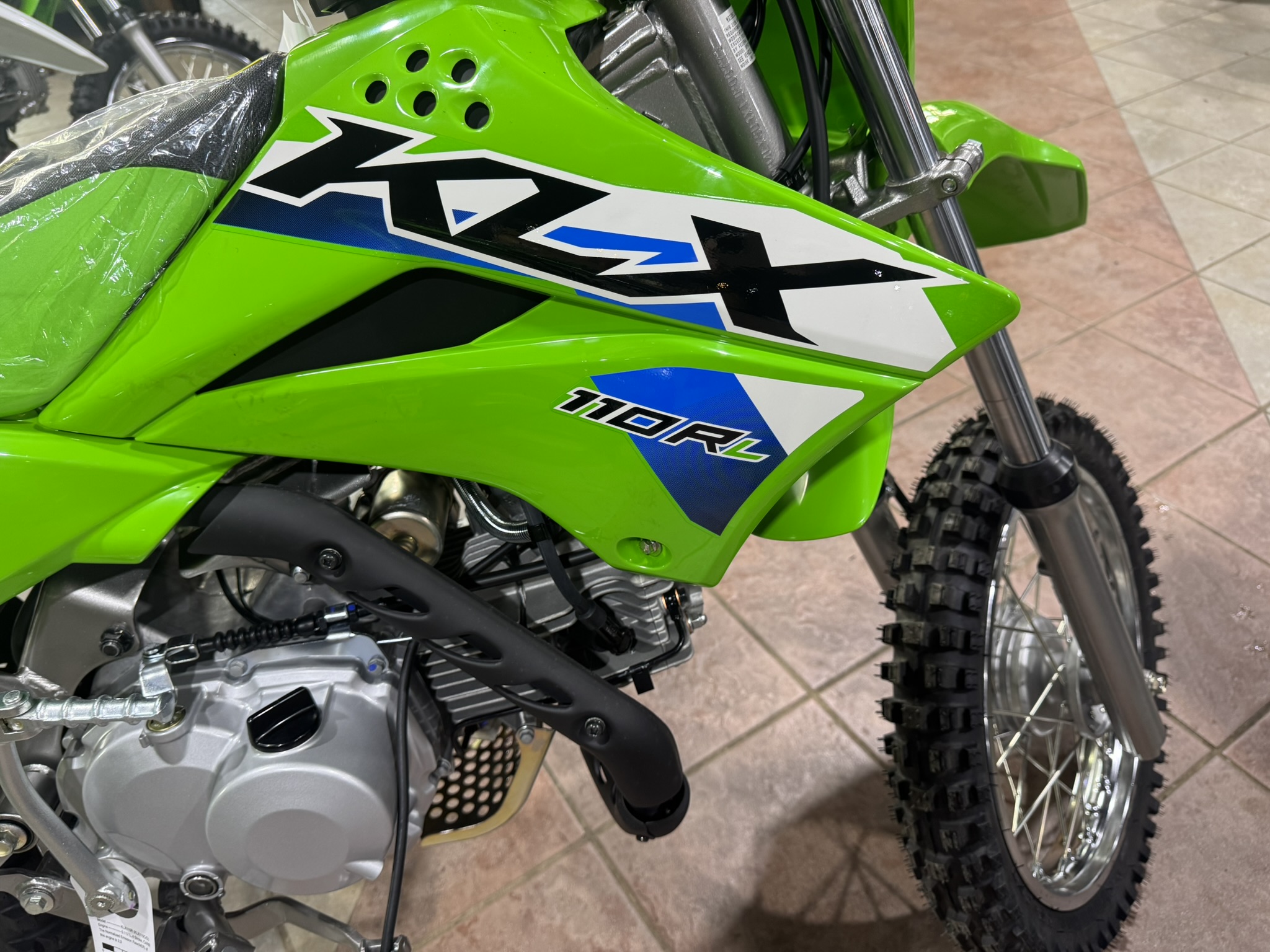 2026 Kawasaki KLX® 110R L - LIME - Photo 3
