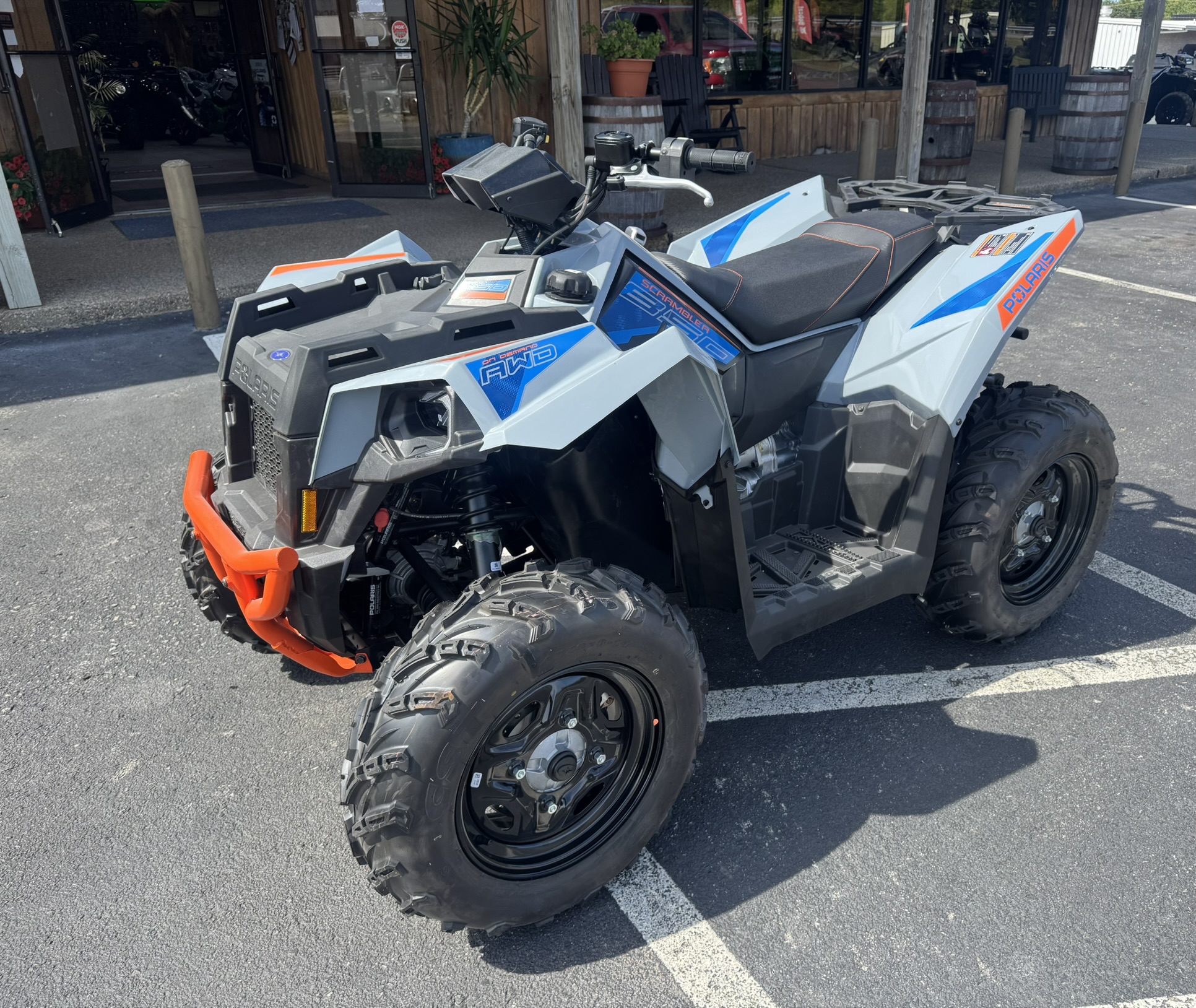 2025 Polaris Scrambler® 850 - Storm Gray / Radar Blue - Photo 3