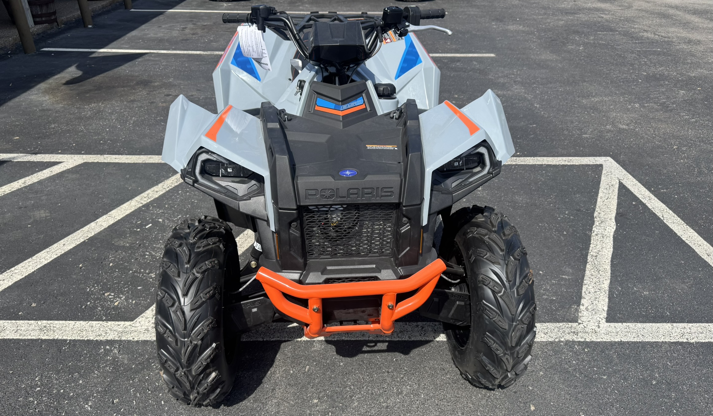 2025 Polaris Scrambler® 850 - Storm Gray / Radar Blue - Photo 5