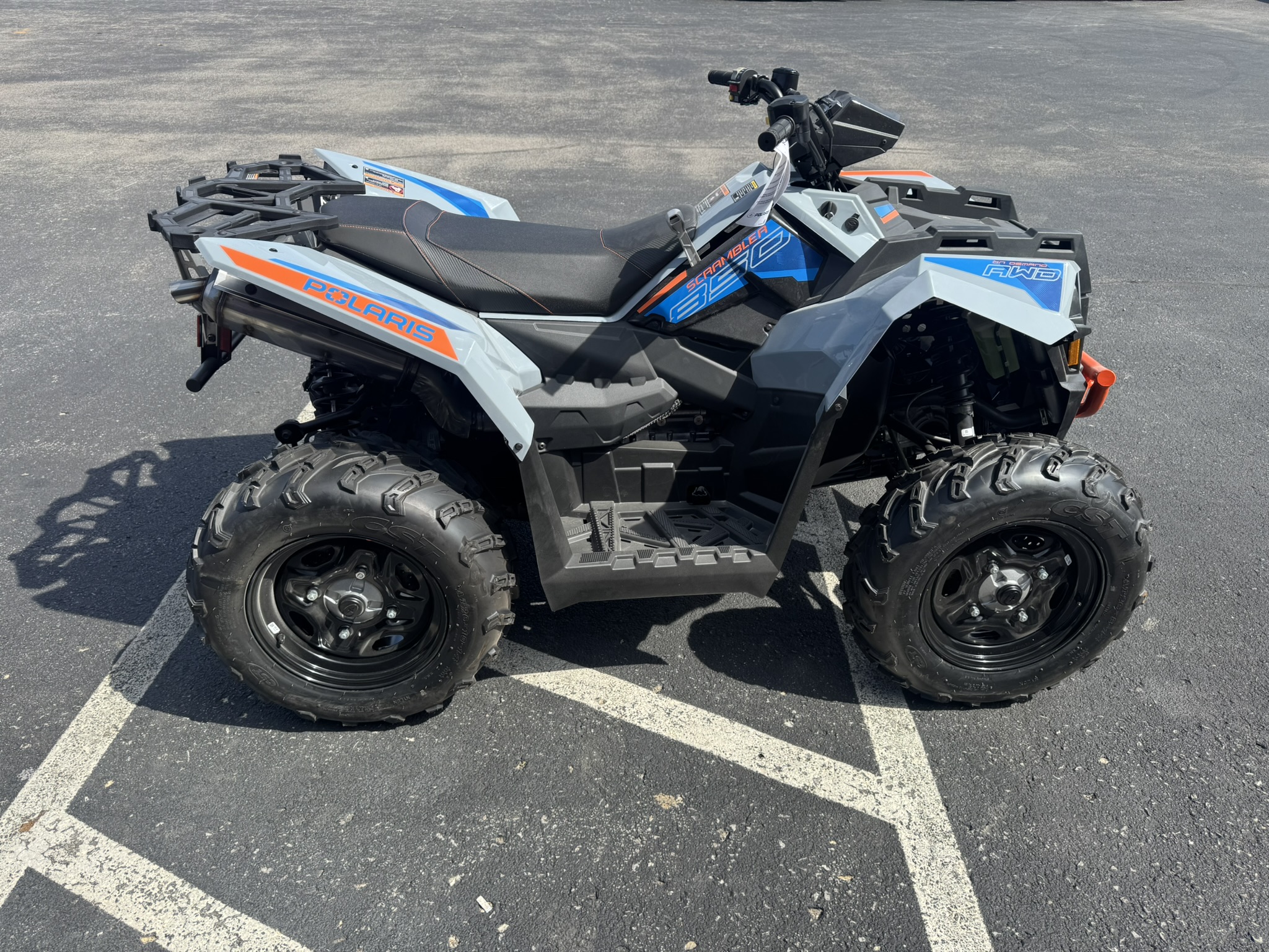 2025 Polaris Scrambler® 850 - Storm Gray / Radar Blue - Photo 6