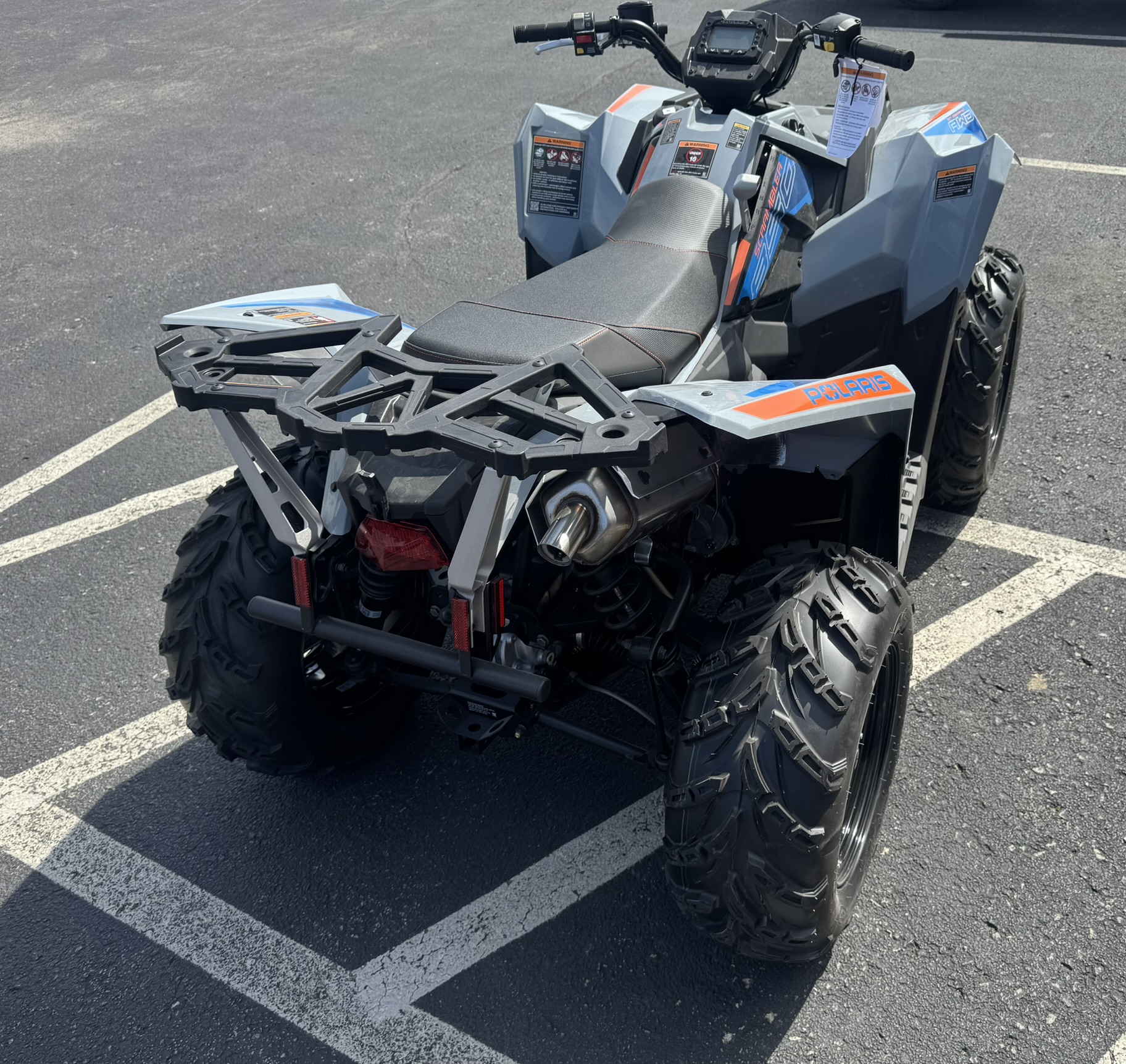 2025 Polaris Scrambler® 850 - Storm Gray / Radar Blue - Photo 7