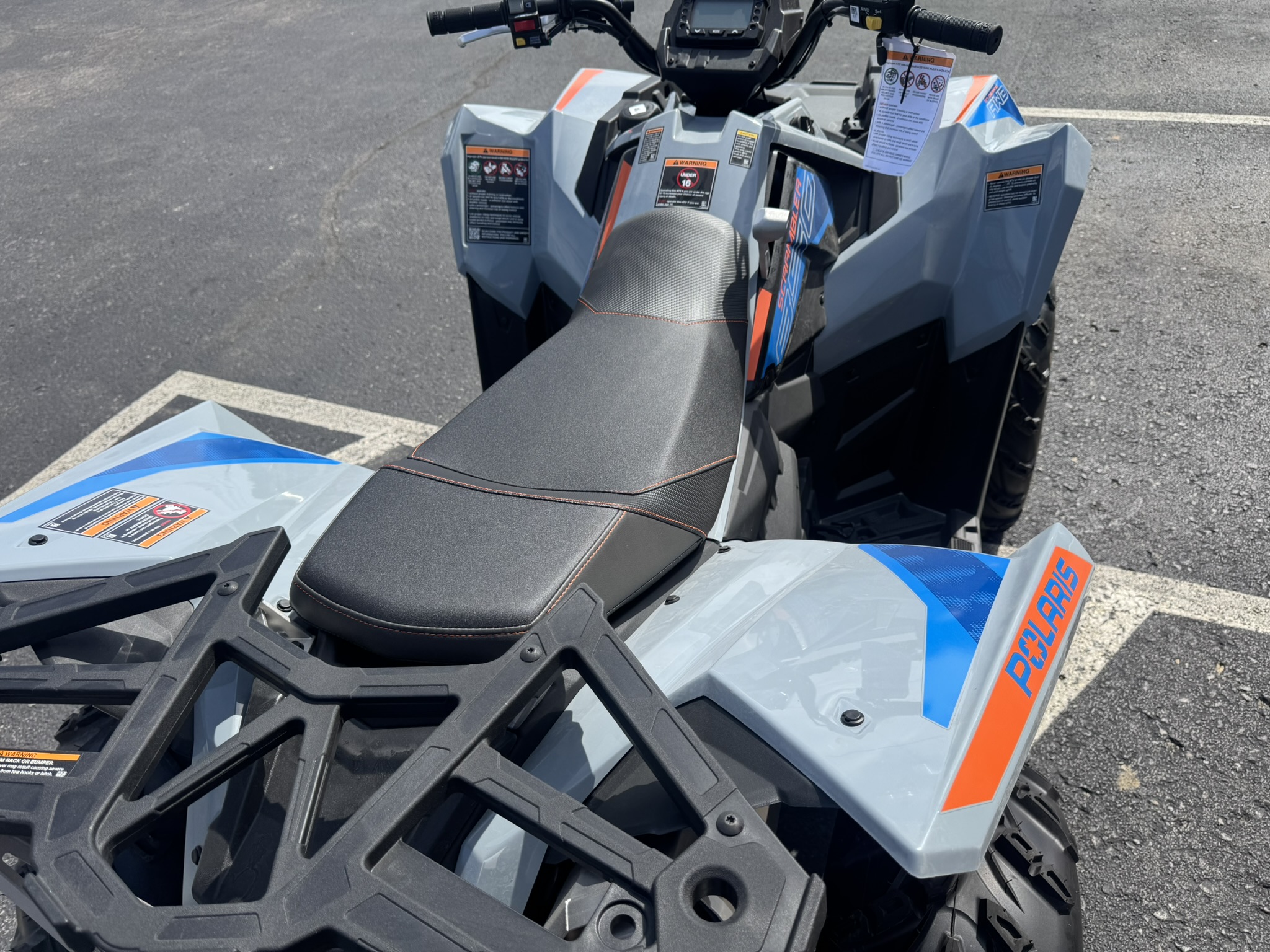 2025 Polaris Scrambler® 850 - Storm Gray / Radar Blue - Photo 8