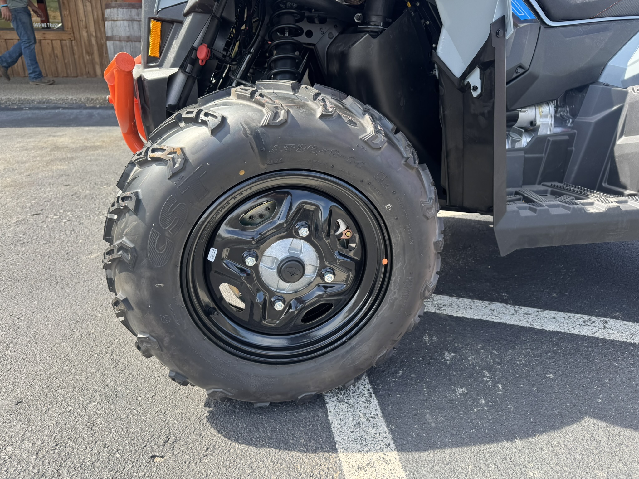 2025 Polaris Scrambler® 850 - Storm Gray / Radar Blue - Photo 9