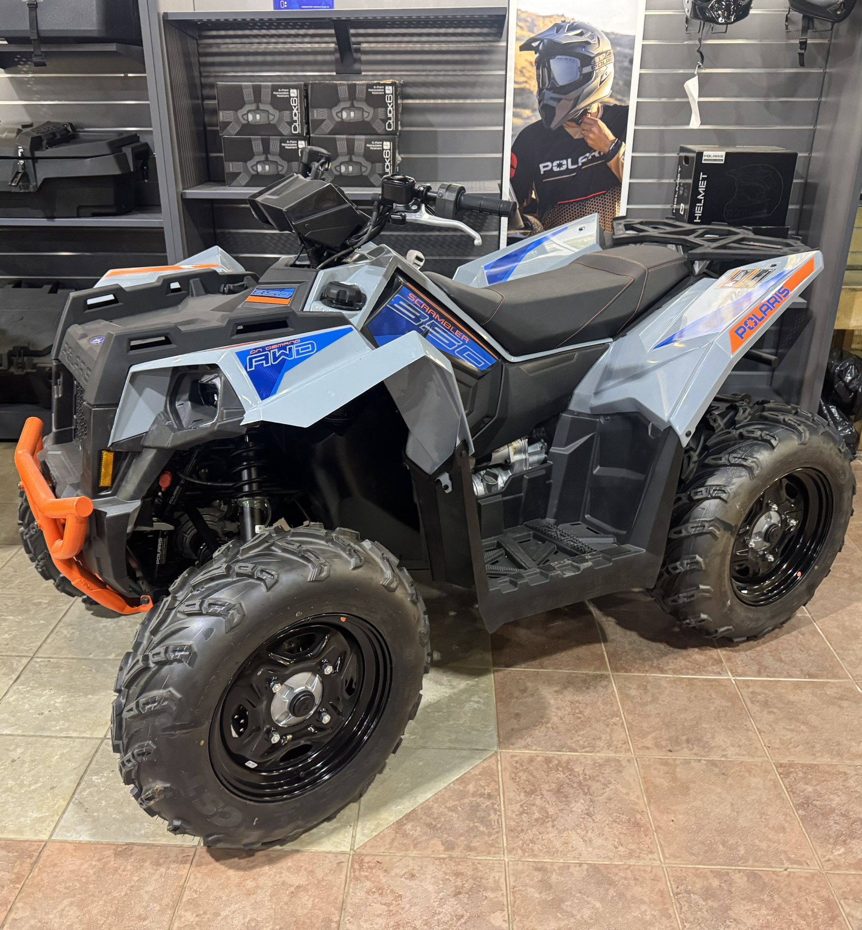 2025 Polaris Scrambler® 850 - Storm Gray / Radar Blue - Photo 13
