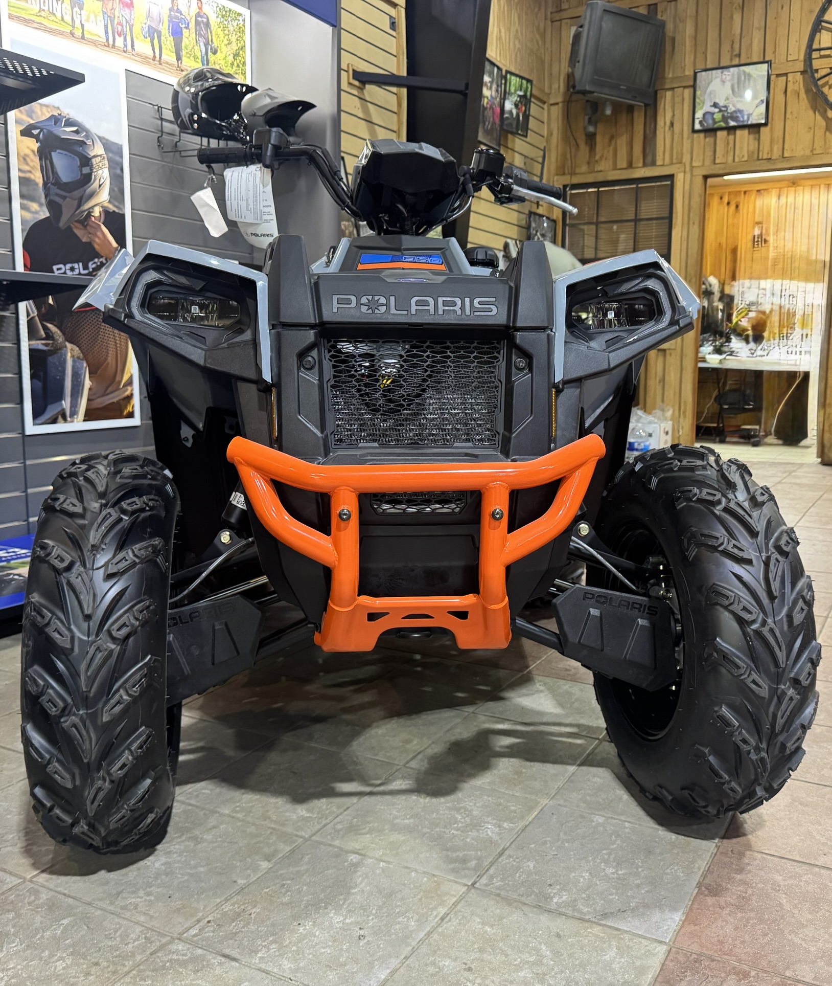 2025 Polaris Scrambler® 850 - Storm Gray / Radar Blue - Photo 15