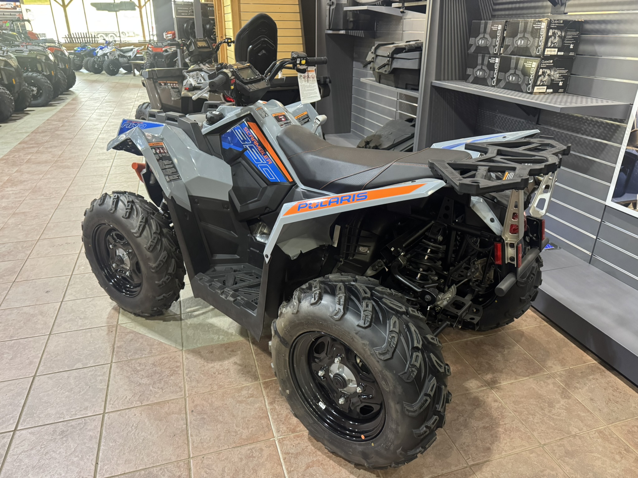 2025 Polaris Scrambler® 850 - Storm Gray / Radar Blue - Photo 17