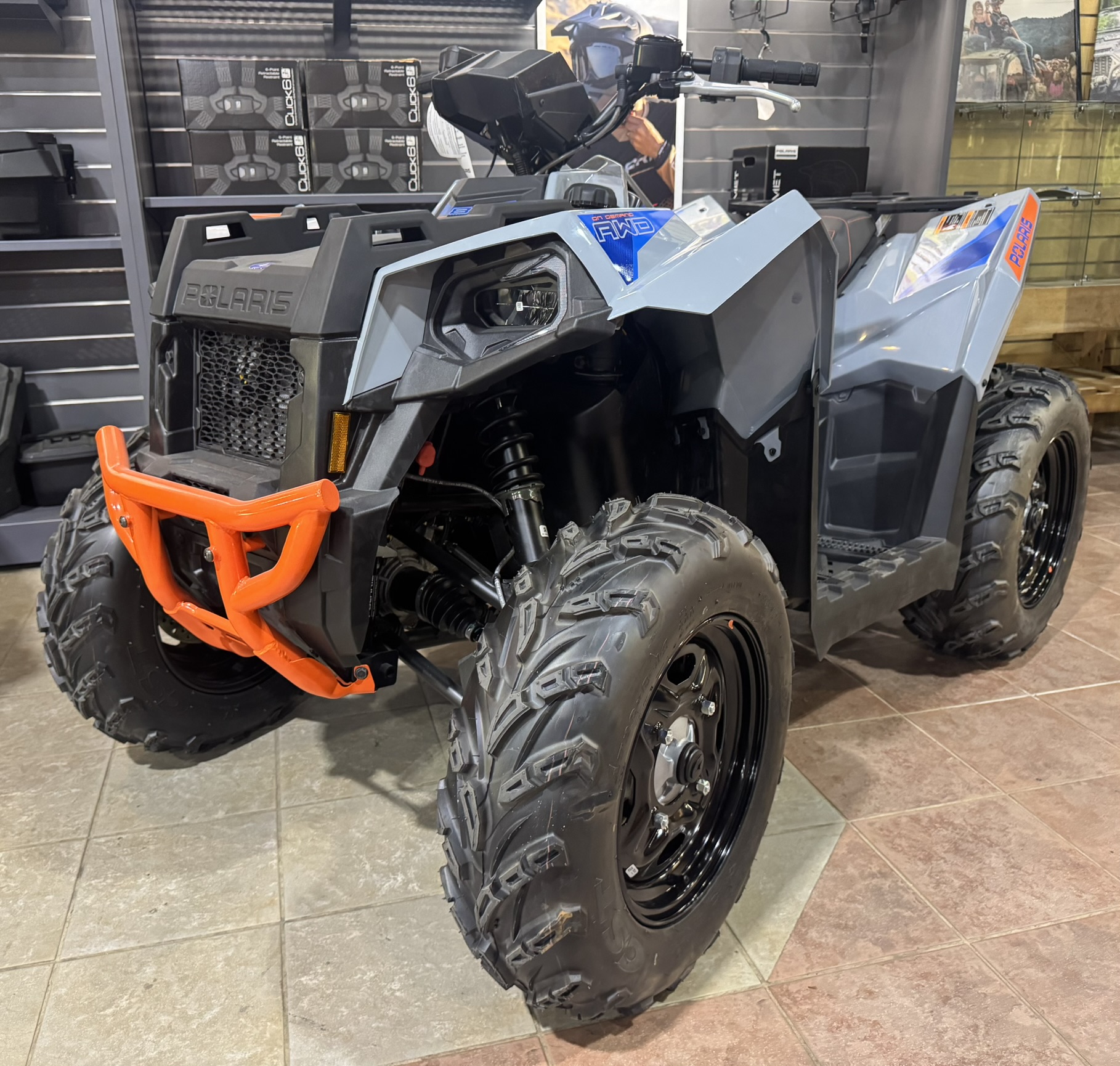 2025 Polaris Scrambler® 850 - Storm Gray / Radar Blue - Photo 19