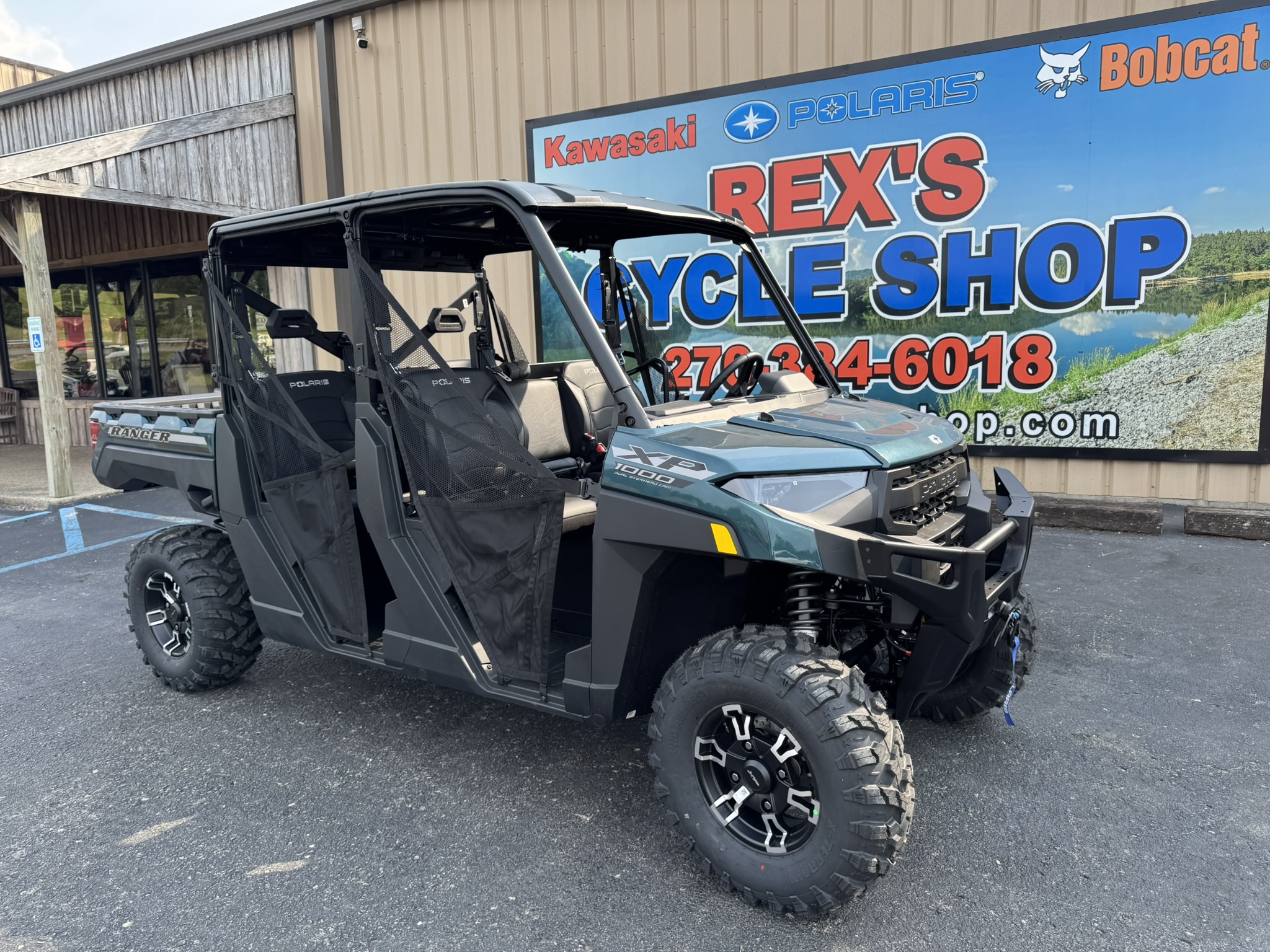 2026 Polaris Ranger® Crew XP 1000 Premium - Blue Labyrinth - Photo 2