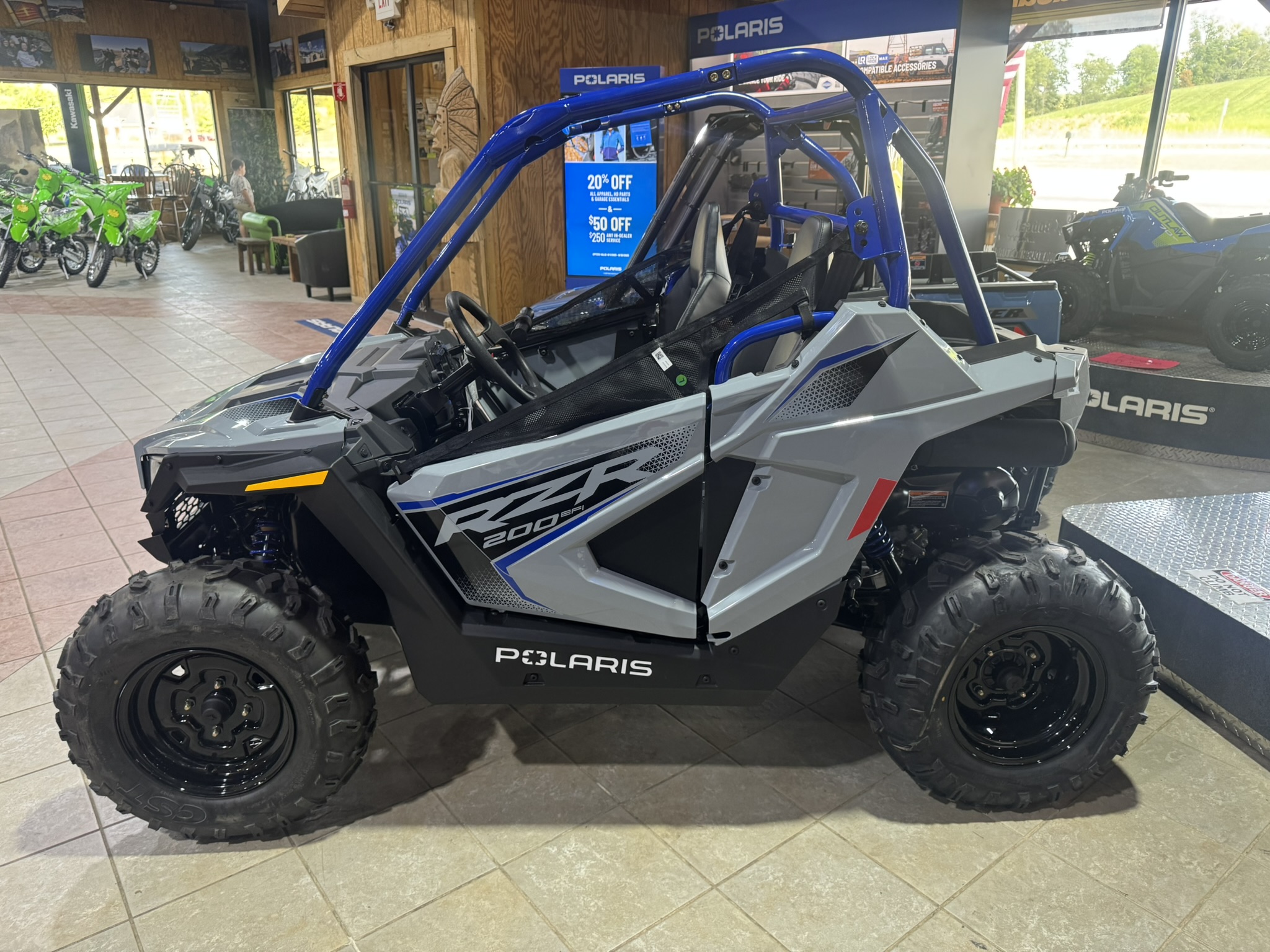 2026 Polaris RZR® 200 EFI - Storm Gray (youth)