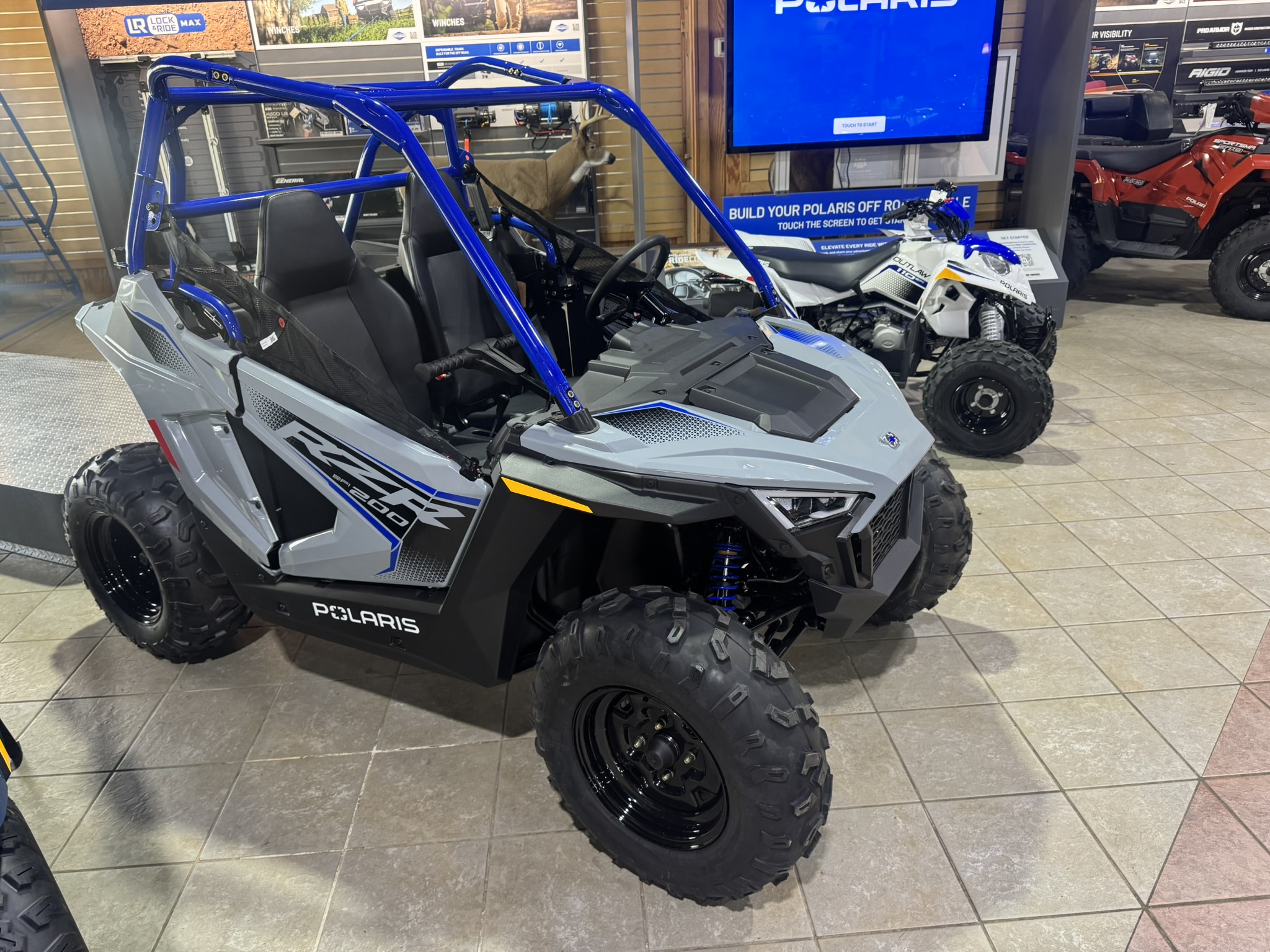 2026 Polaris RZR® 200 EFI - Storm Gray (youth) - Photo 4