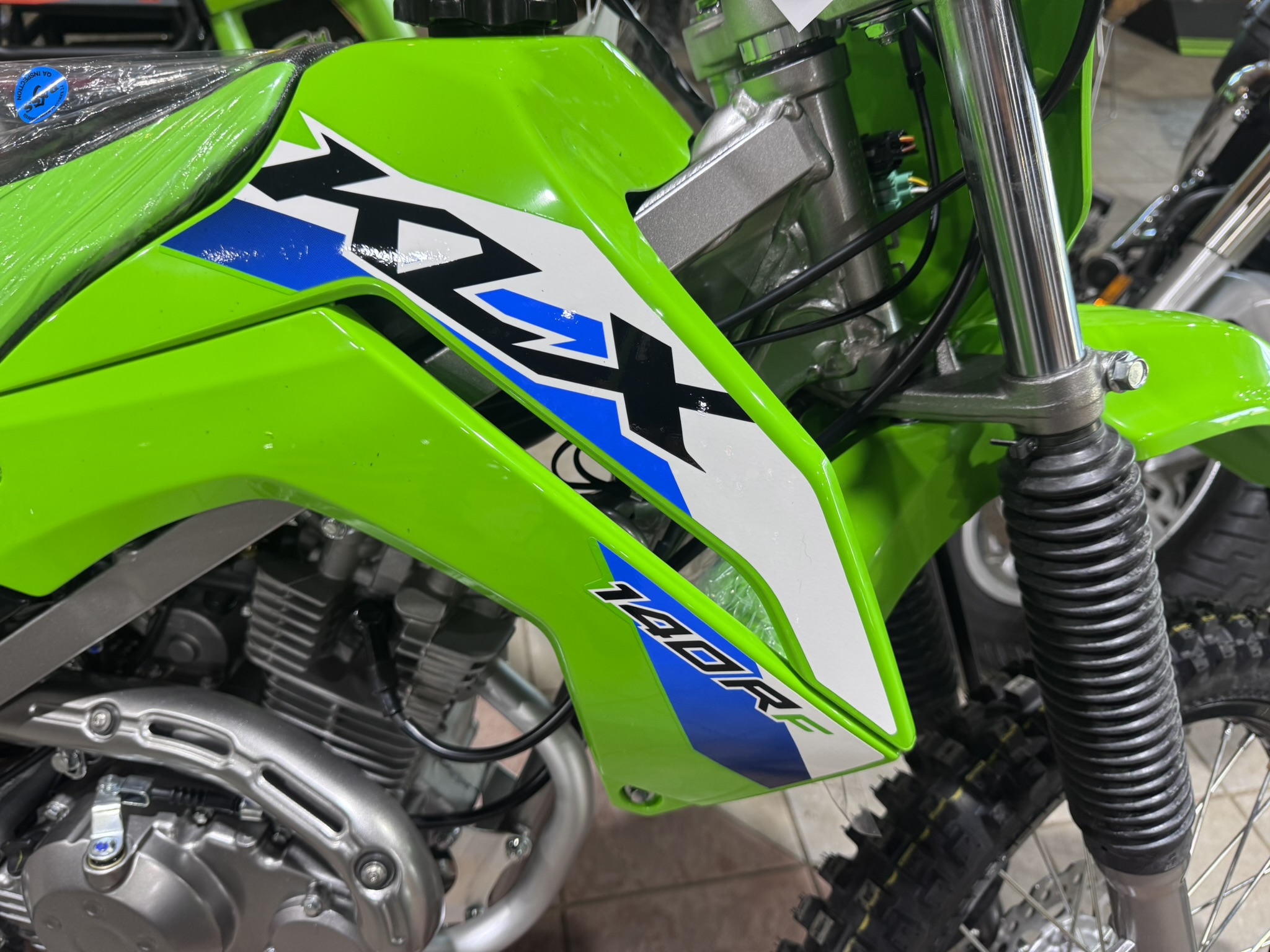 2026 Kawasaki KLX® 140R F - LIME - Photo 2