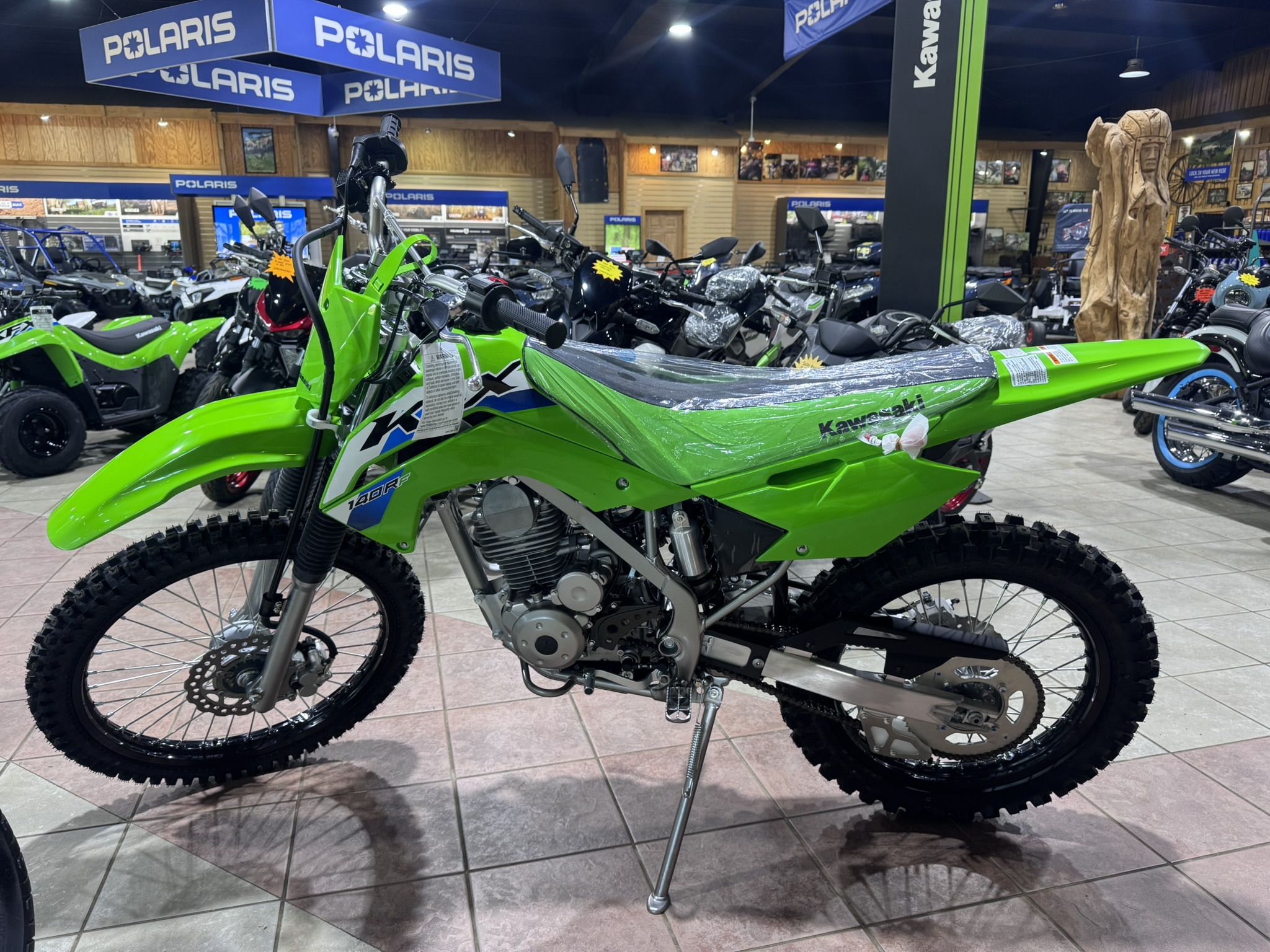 2026 Kawasaki KLX® 140R F - LIME - Photo 3