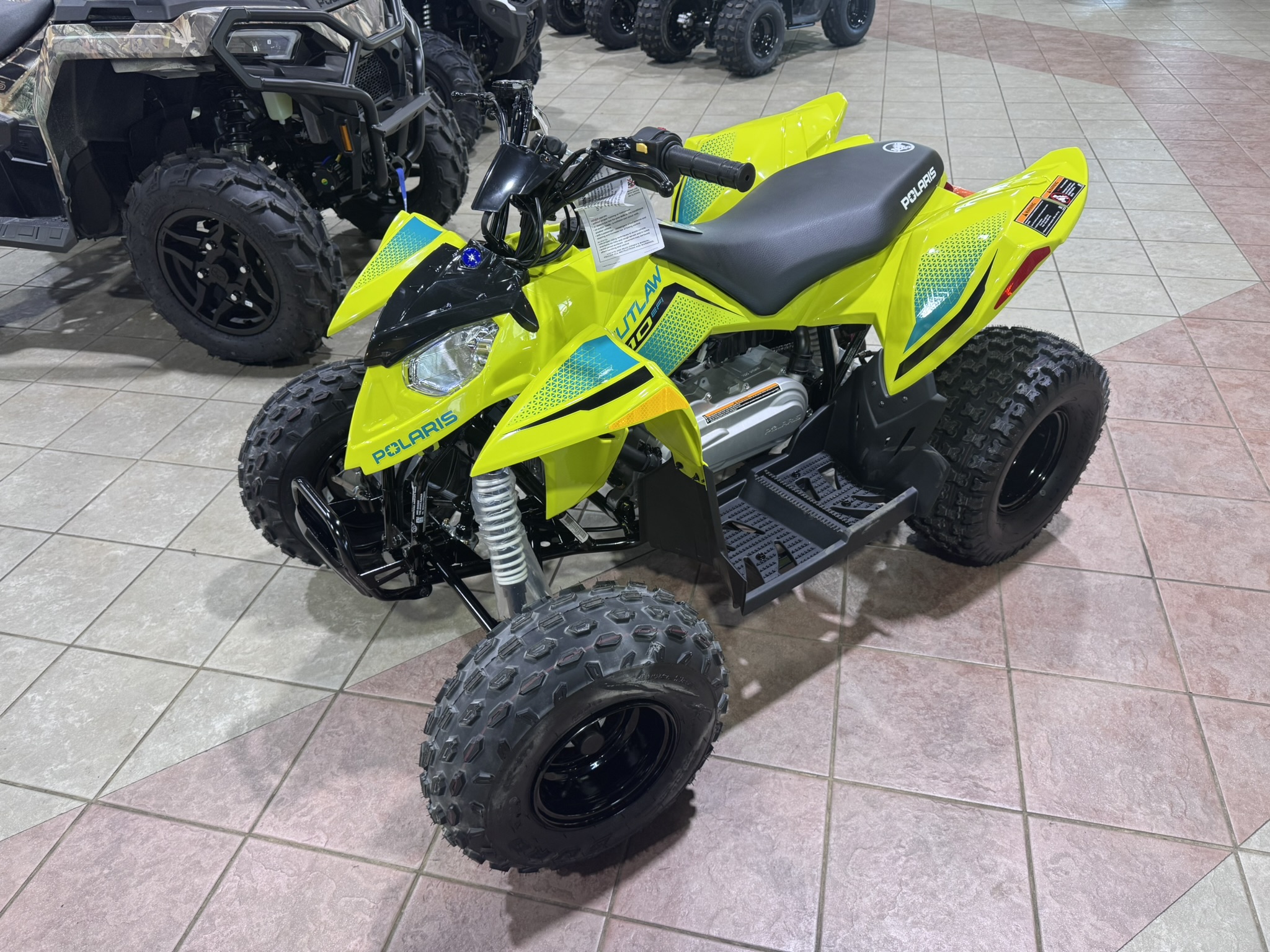 2026 Polaris Outlaw® 110 EFI - Lime Squeeze (youth) - Photo 3