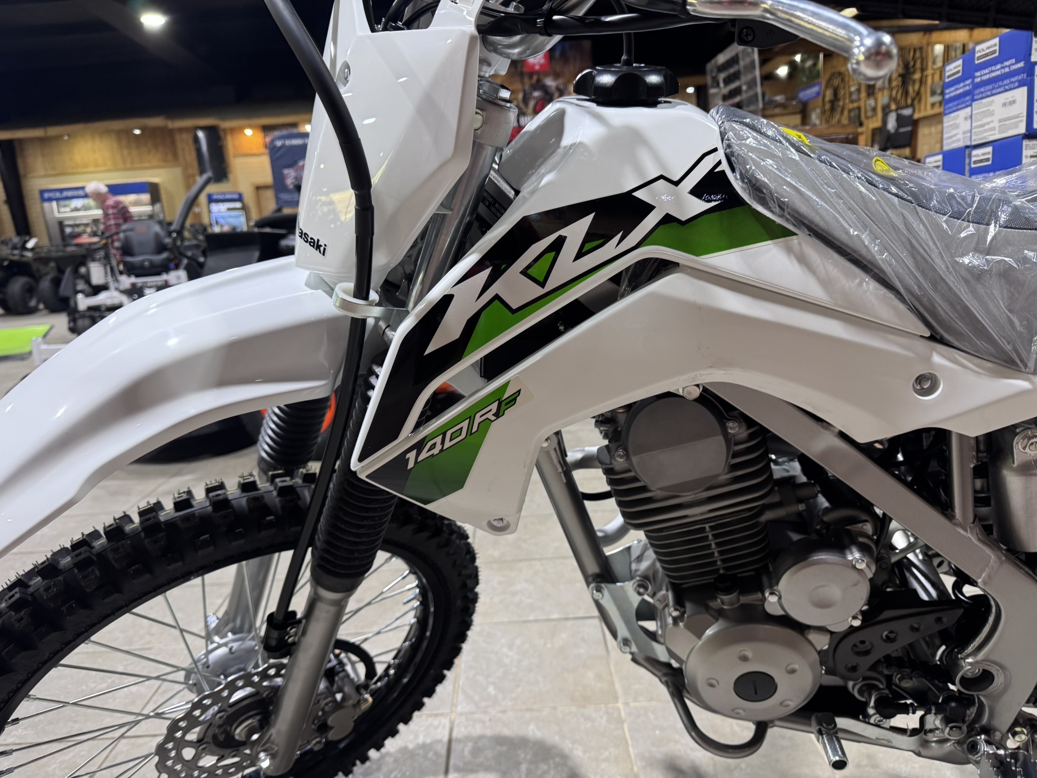2026 Kawasaki KLX® 140R F - WHITE - Photo 2