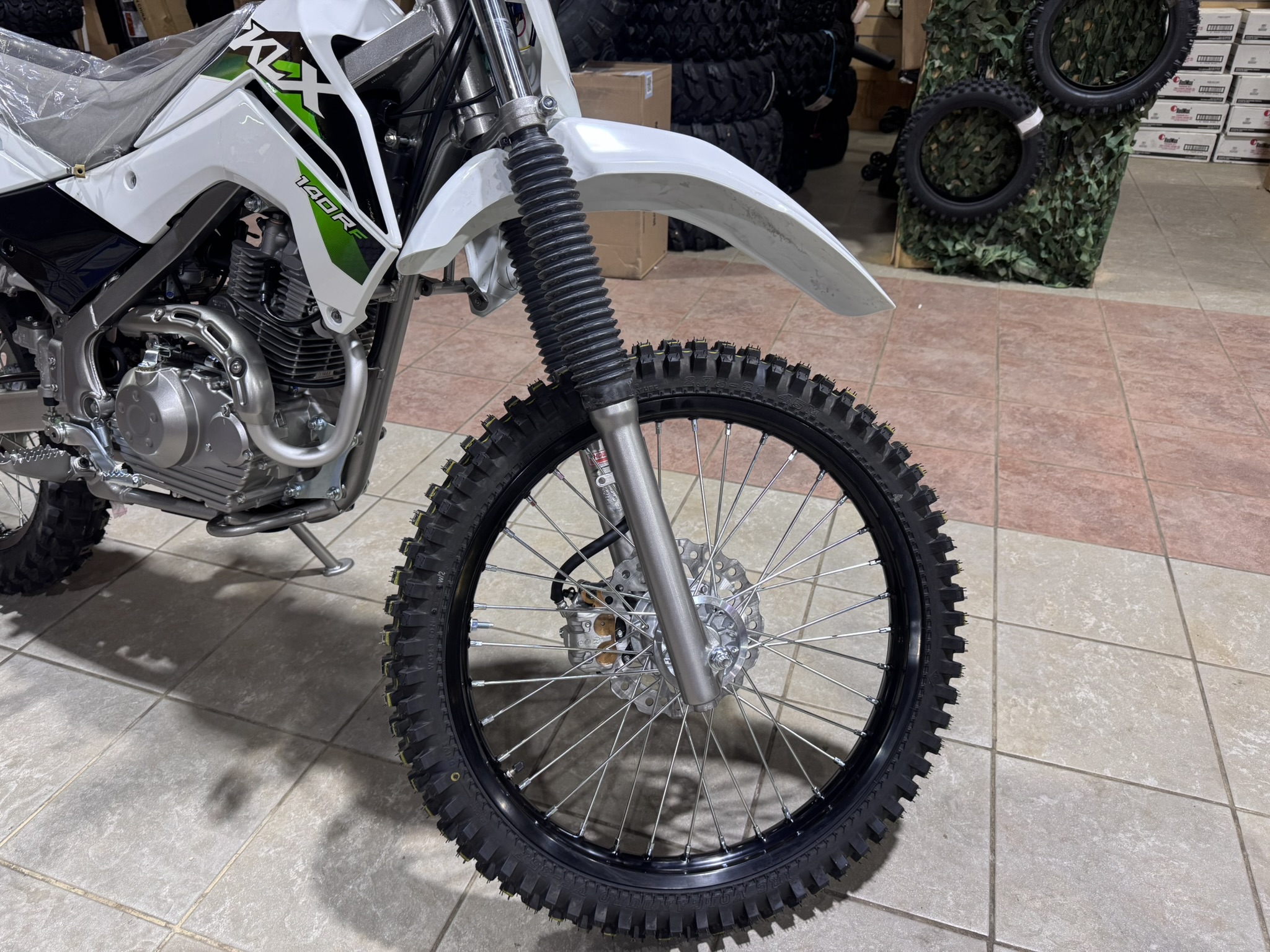 2026 Kawasaki KLX® 140R F - WHITE - Photo 5