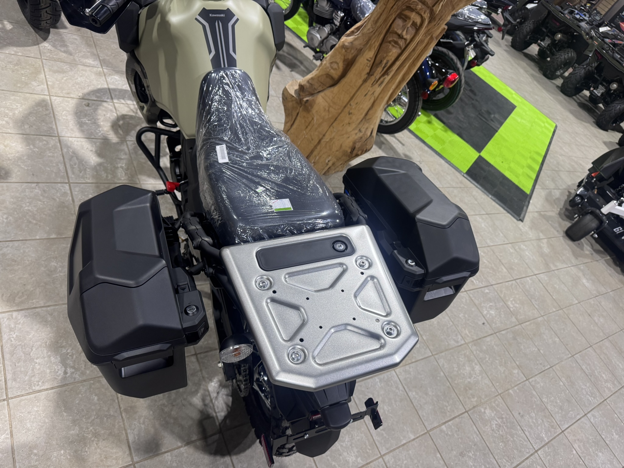 2026 Kawasaki KLR® 650 Adventure ABS (DUAL) - Cypher Camo Beige / Metallic Matte Carbon Gray - Photo 5