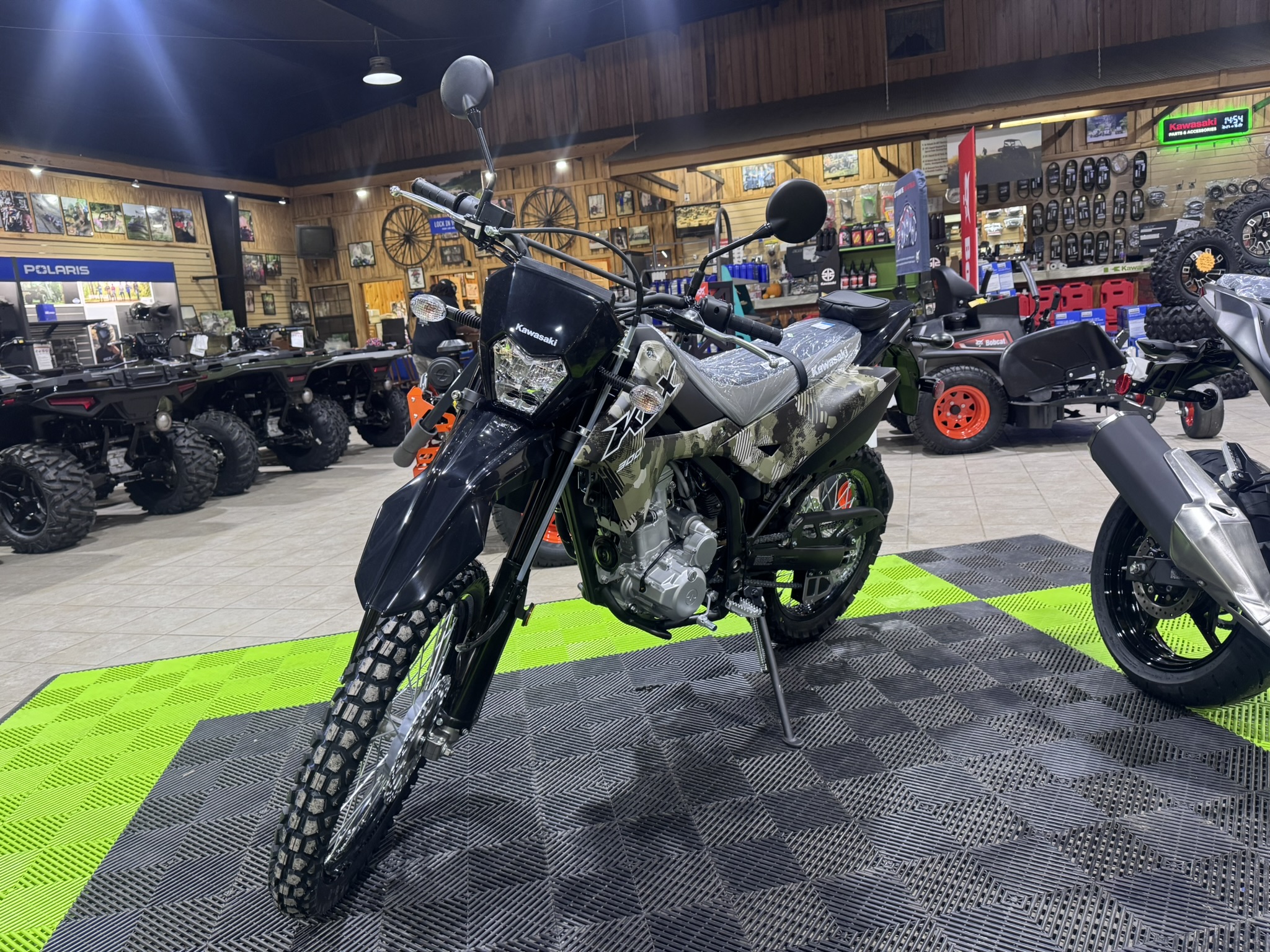 2026 Kawasaki KLX® 300 (DUAL) - Cypher Camo Beige - Photo 4