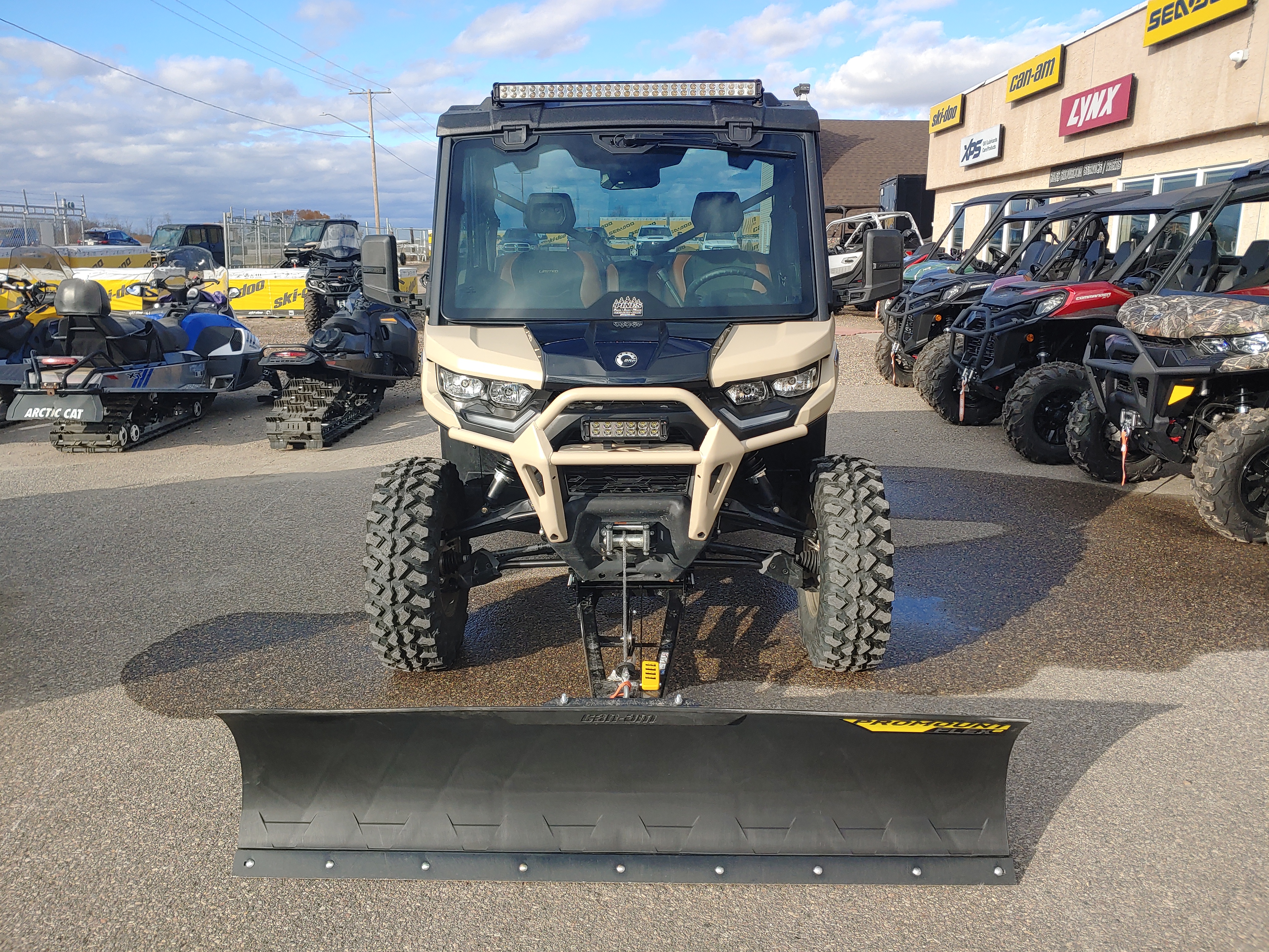 2023 Can-Am Defender Limited HD10 Cab w/ Snowblade - Photo 2