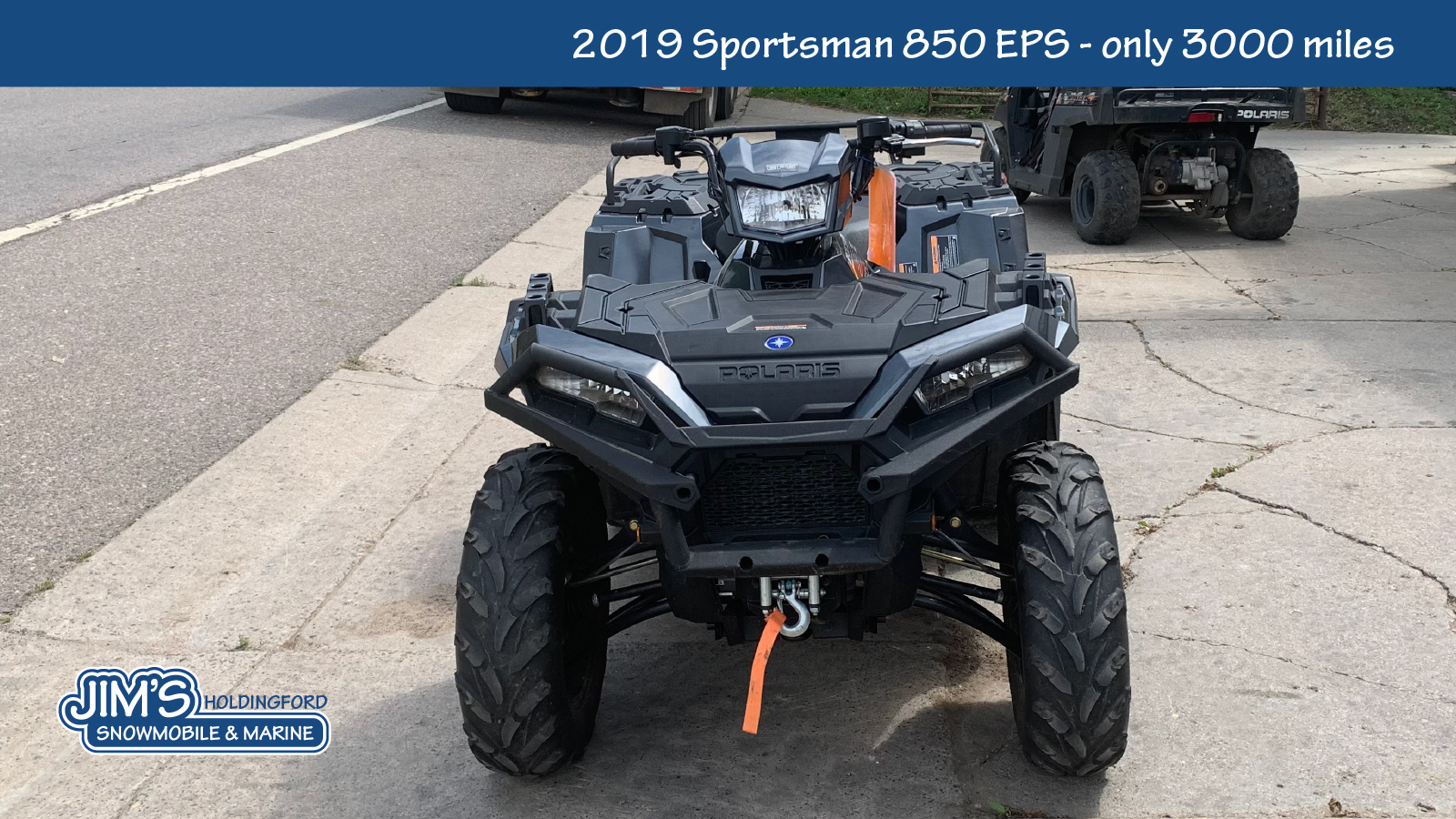 2019 Polaris Sportsman® 850 - Cruiser Black - only 3000 miles - Photo 2