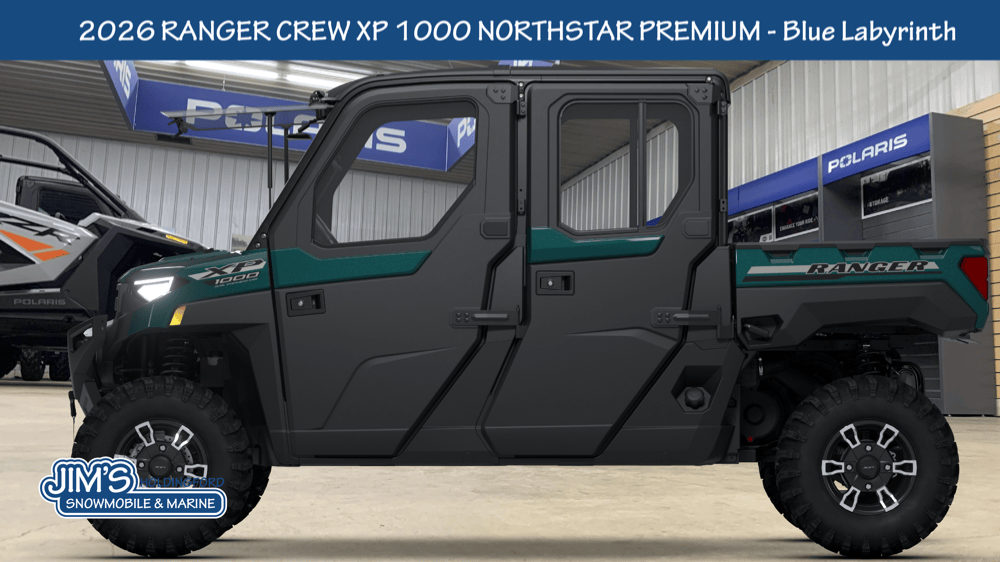 2026 Polaris Ranger® Crew XP 1000 NorthStar Edition Premium - Blue Labyrinth - Photo 5