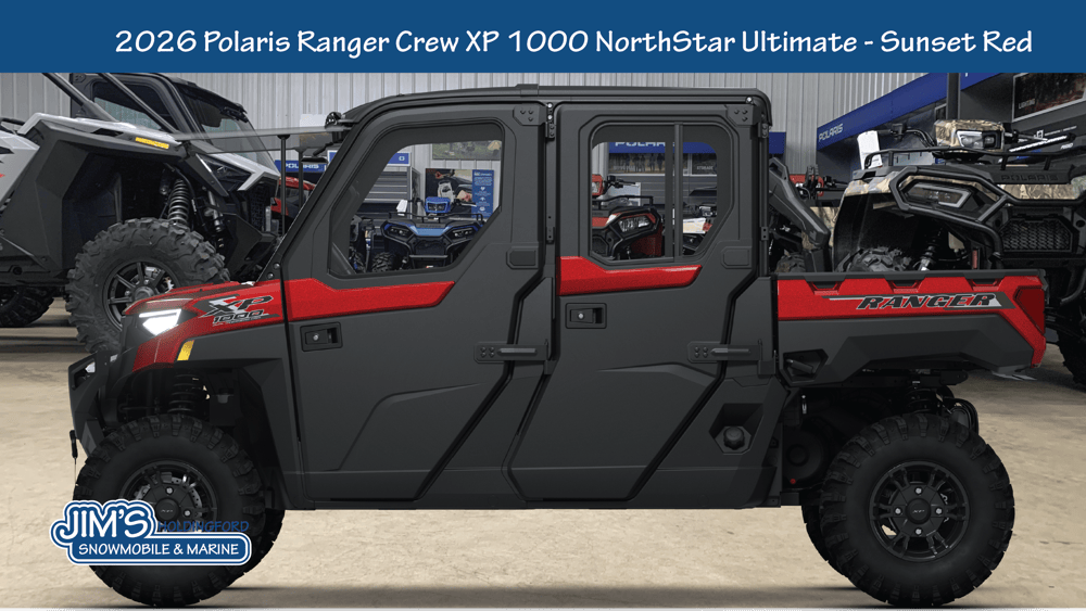 2026 Polaris Ranger® Crew XP 1000 NorthStar Edition Ultimate - Sunset Red - Photo 7