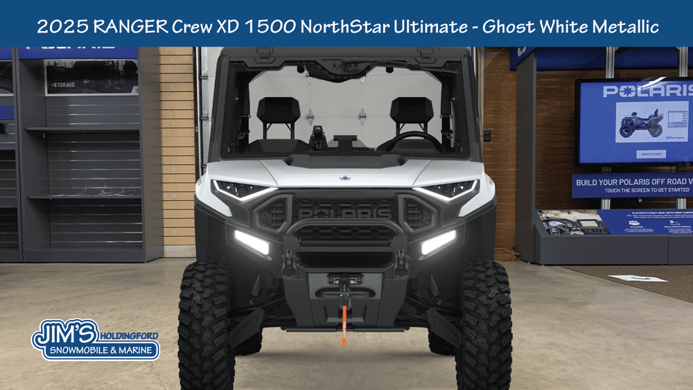 2025 Polaris Ranger® Crew XD 1500 NorthStar Edition Ultimate - Ghost White Metallic Smoke - Photo 2