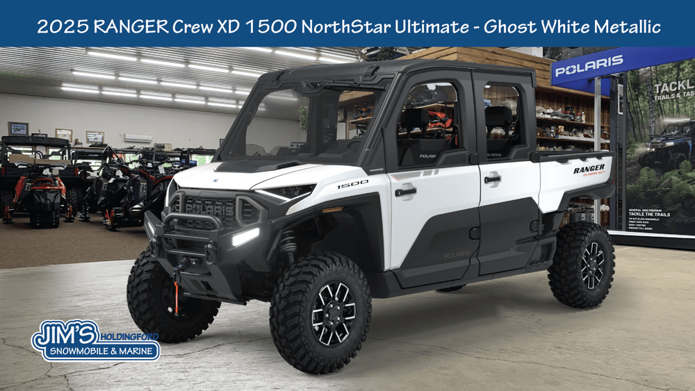 2025 Polaris Ranger® Crew XD 1500 NorthStar Edition Ultimate - Ghost White Metallic Smoke - Photo 3