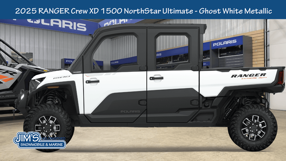 2025 Polaris Ranger® Crew XD 1500 NorthStar Edition Ultimate - Ghost White Metallic Smoke - Photo 4