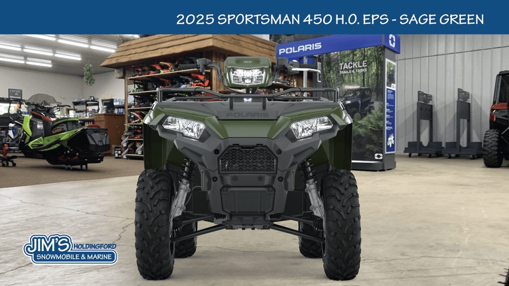 2025 Polaris Sportsman® 450 H.O. EPS - SAGE GREEN - Photo 2