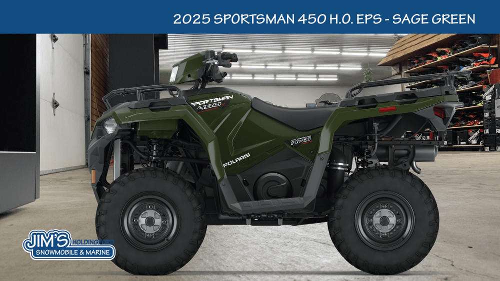 2025 Polaris Sportsman® 450 H.O. EPS - SAGE GREEN - Photo 3
