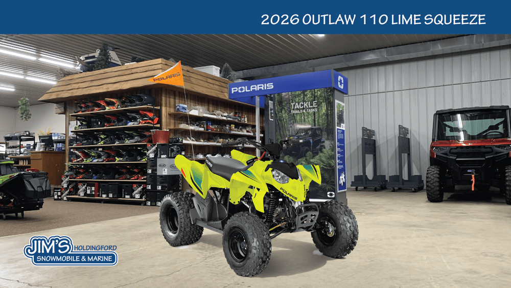 2026 Polaris Outlaw® 110 EFI - Lime Squeeze