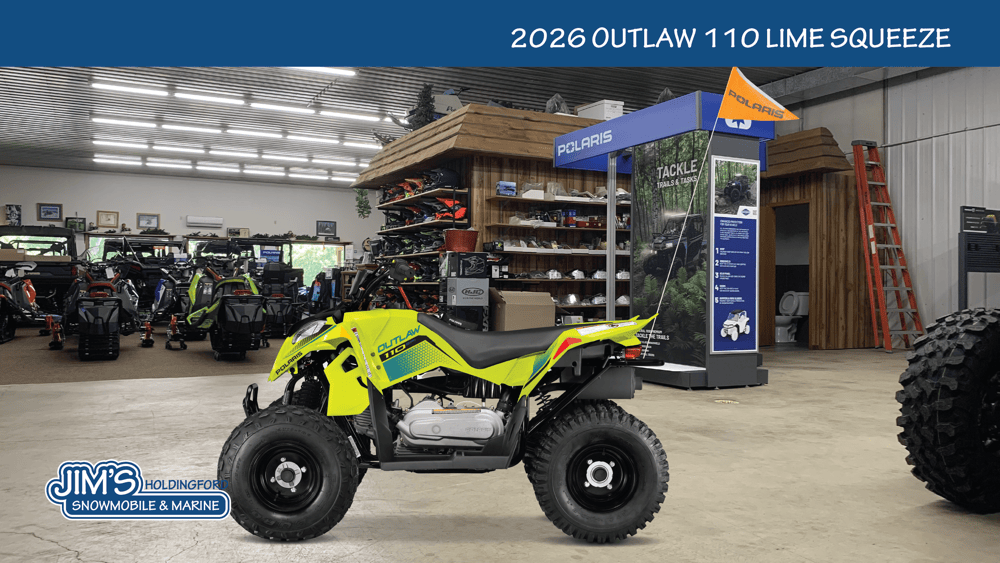 2026 Polaris Outlaw® 110 EFI - Lime Squeeze - Photo 2