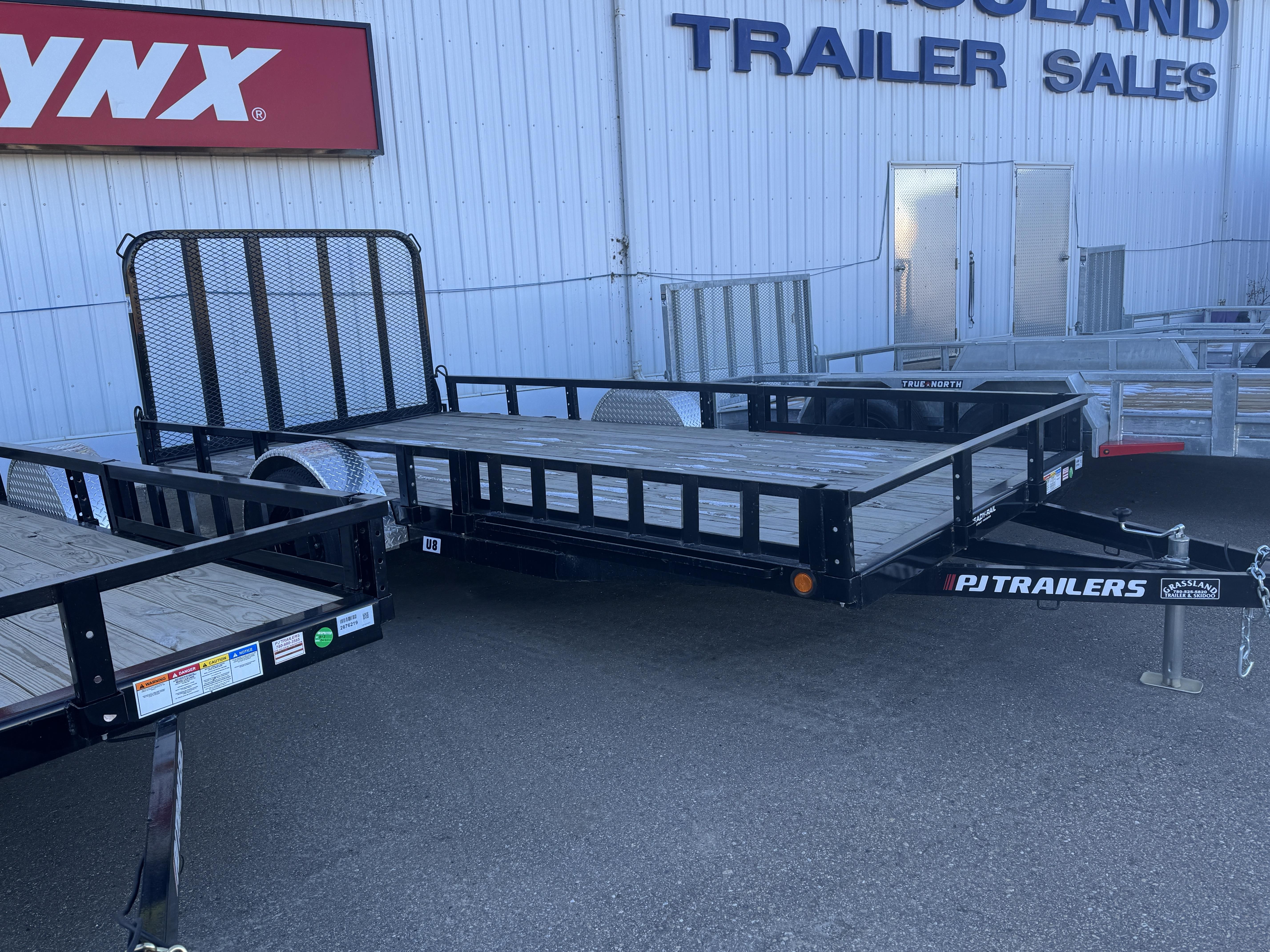 2025 PJ TRAILERS 1U141 83" X 14' SINGLE AXLE UTILITY