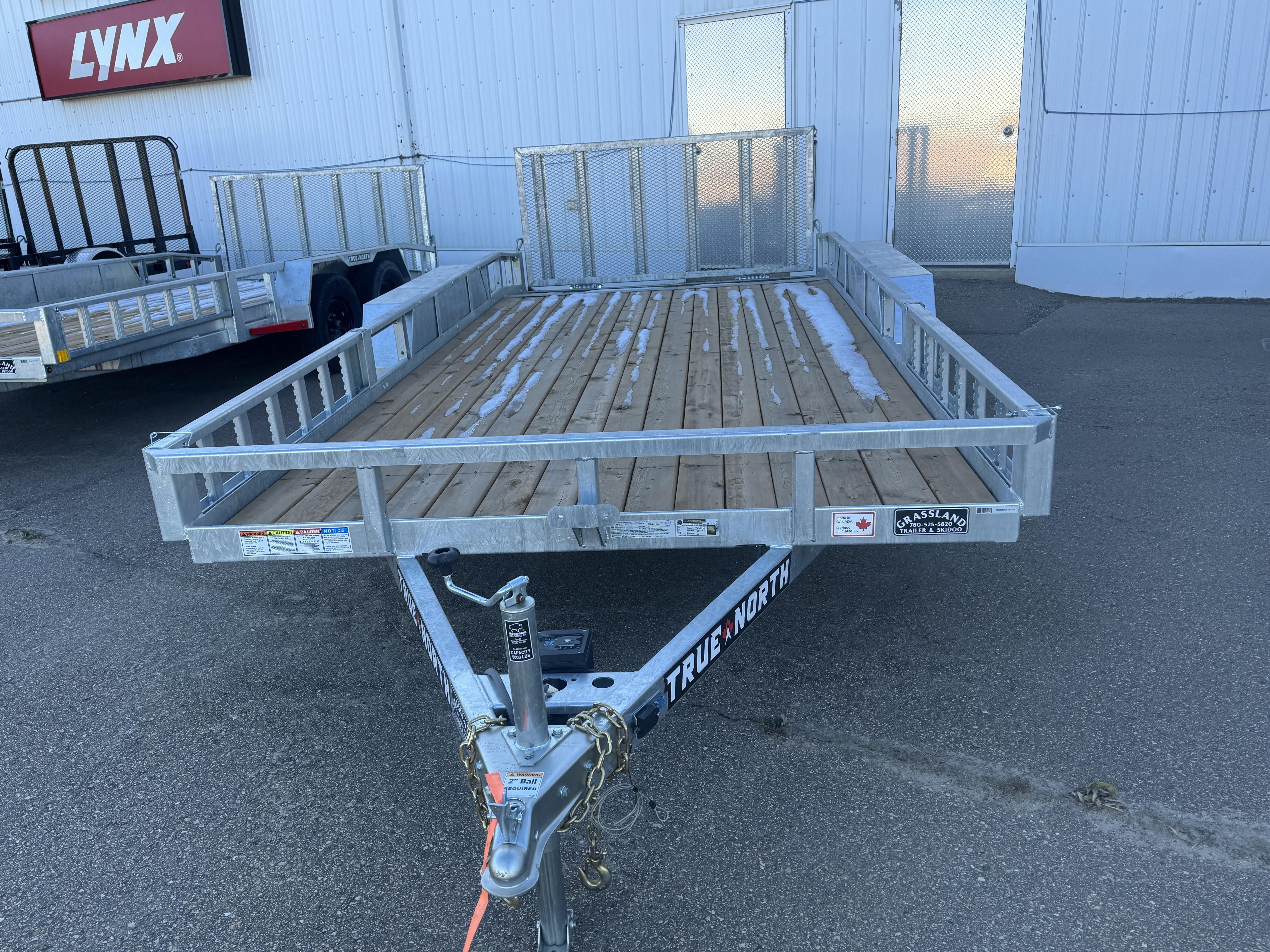 2025 TRUE NORTH Galvanized 83" X 16' Tandem Axle Trailer TNUL21632ESYGA - Photo 2