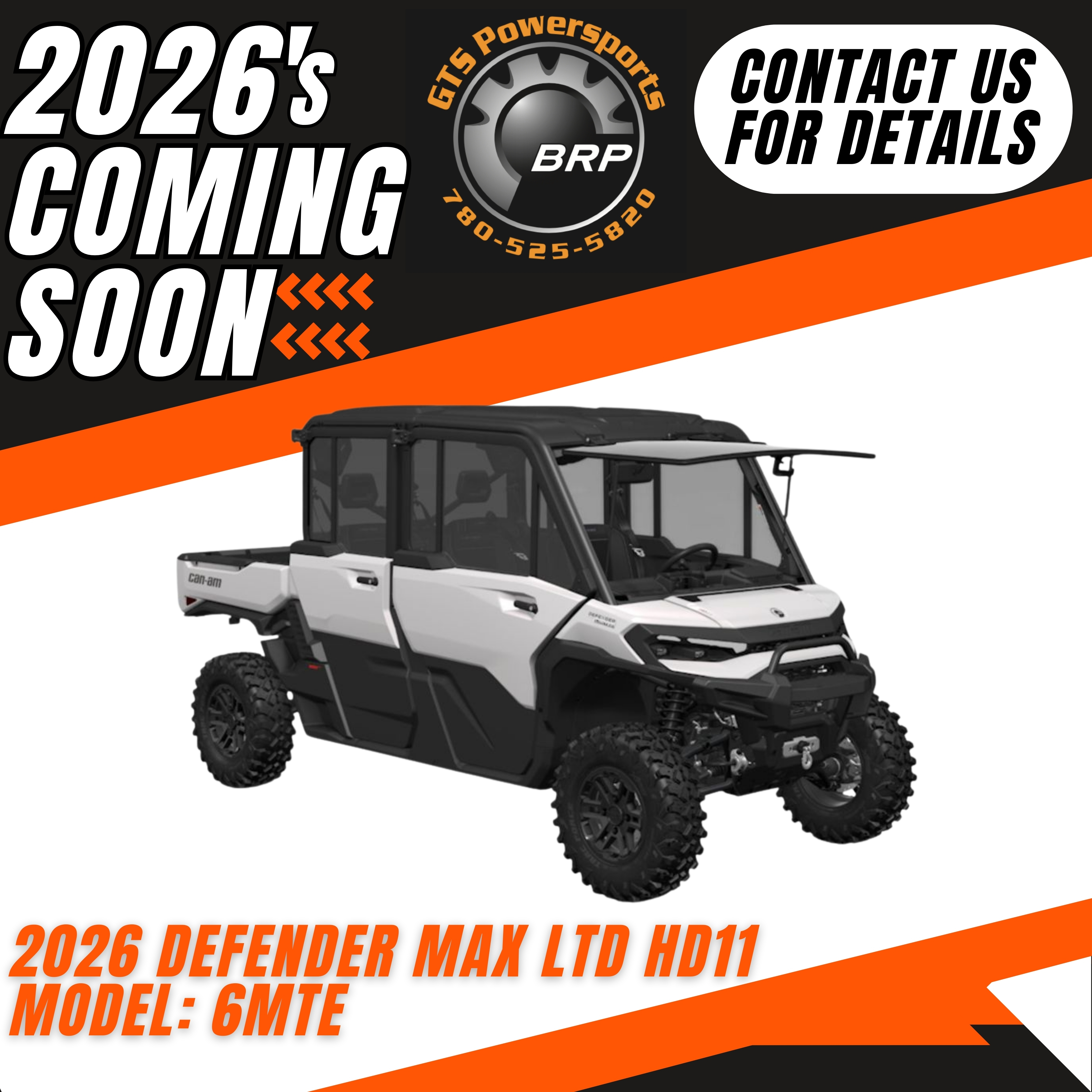 2026 Can-Am Defender Max LTD HD11 - 6MTE