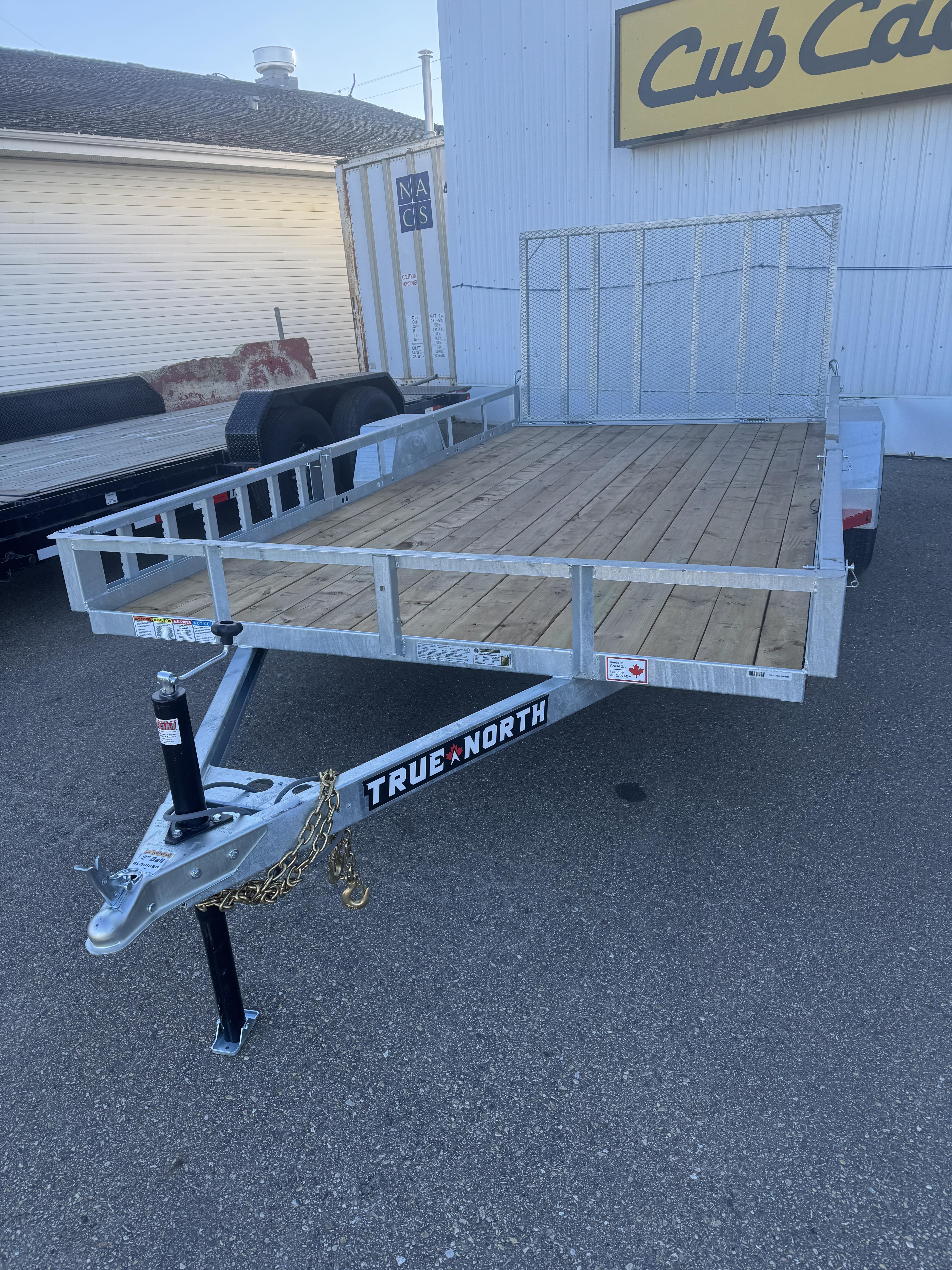 2025 TRUE NORTH TNU821431 - 83" X 14' Galvanized Trailer - Photo 2