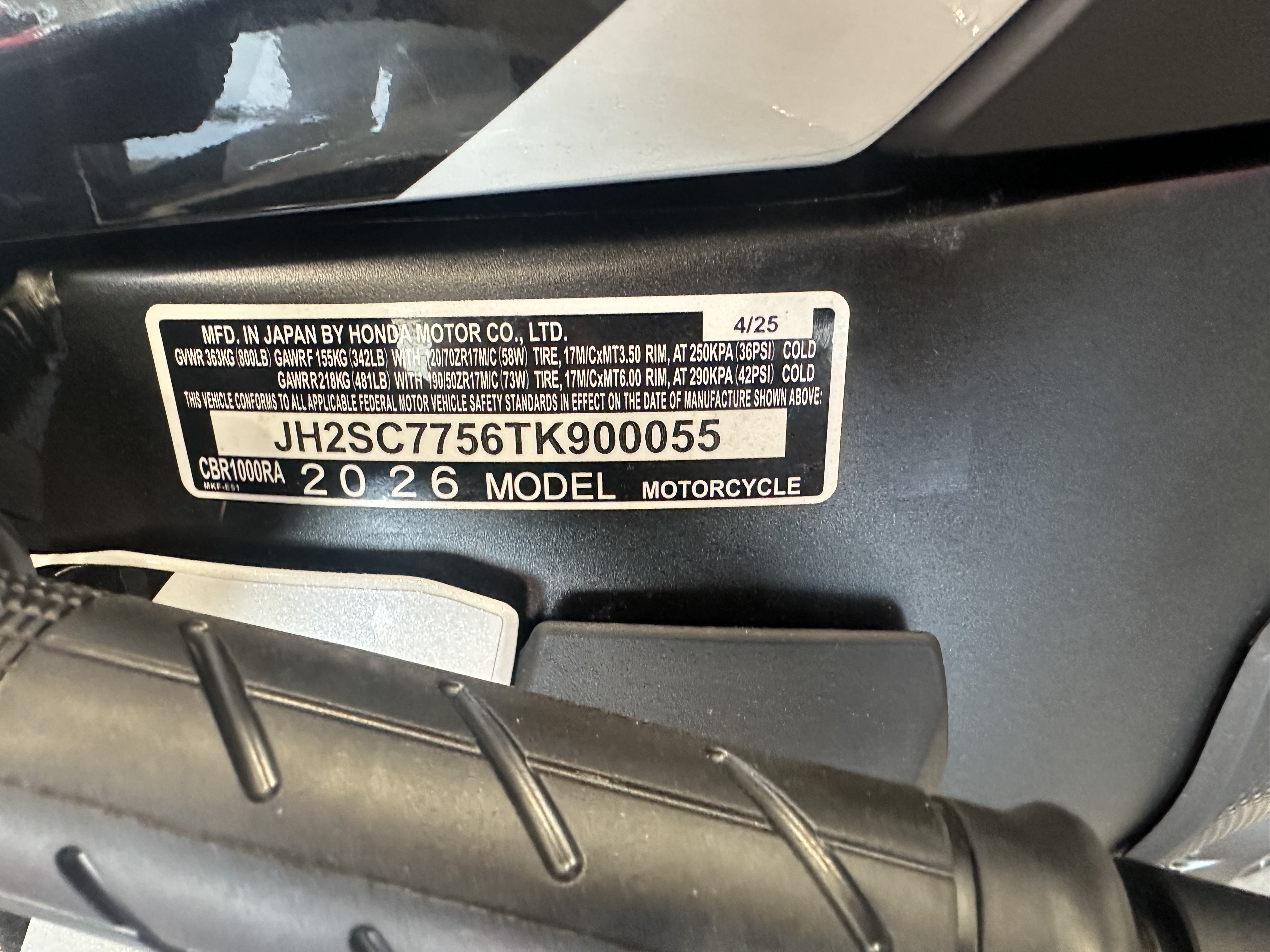 2026 Honda CBR1000RR ABS - Photo 10