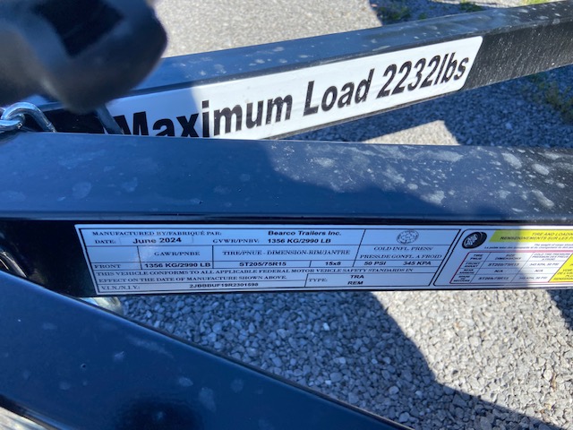2025 BEARCO TRAILERS 5 x 10 utility trailer - Photo 6