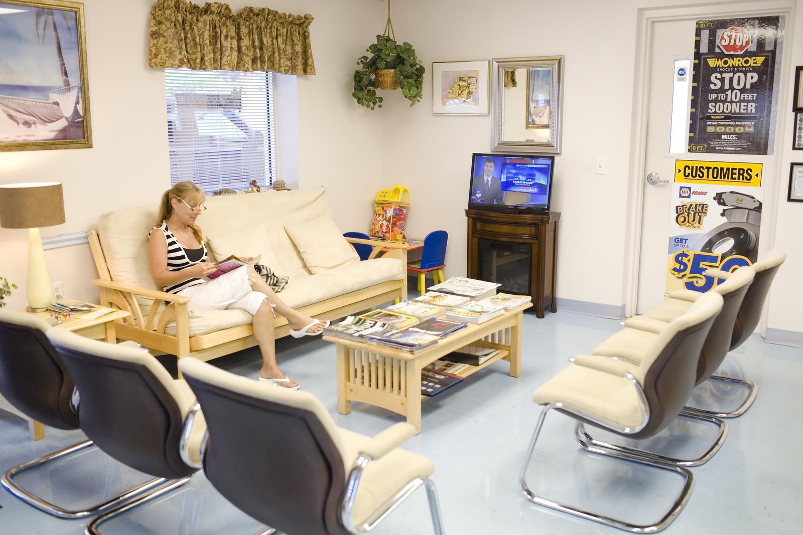 Waiting Room at At Home Auto Care Waiting Room at At Home Auto Care