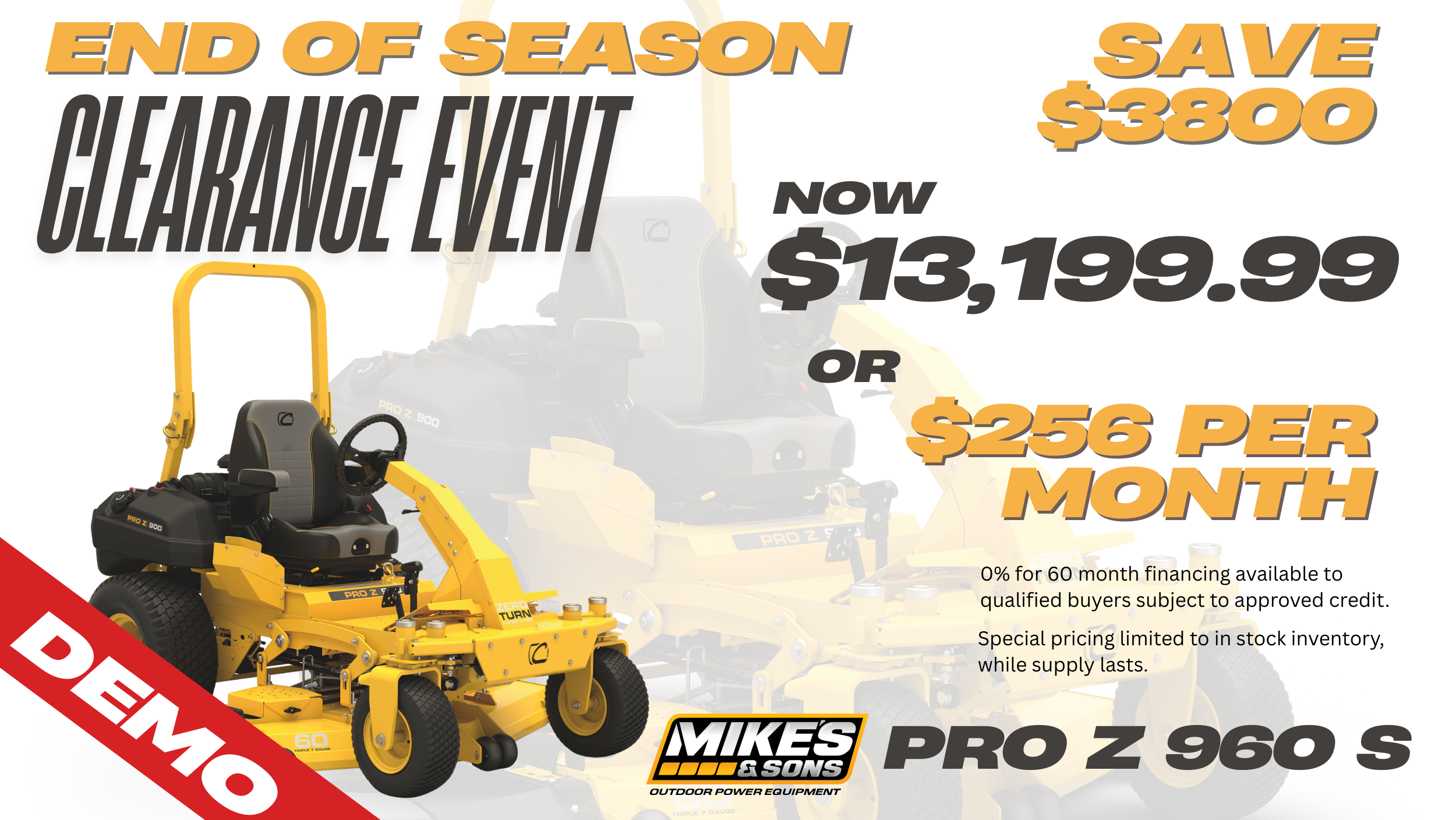 WSB デッキ 2025 Inventory Mike's & Sons