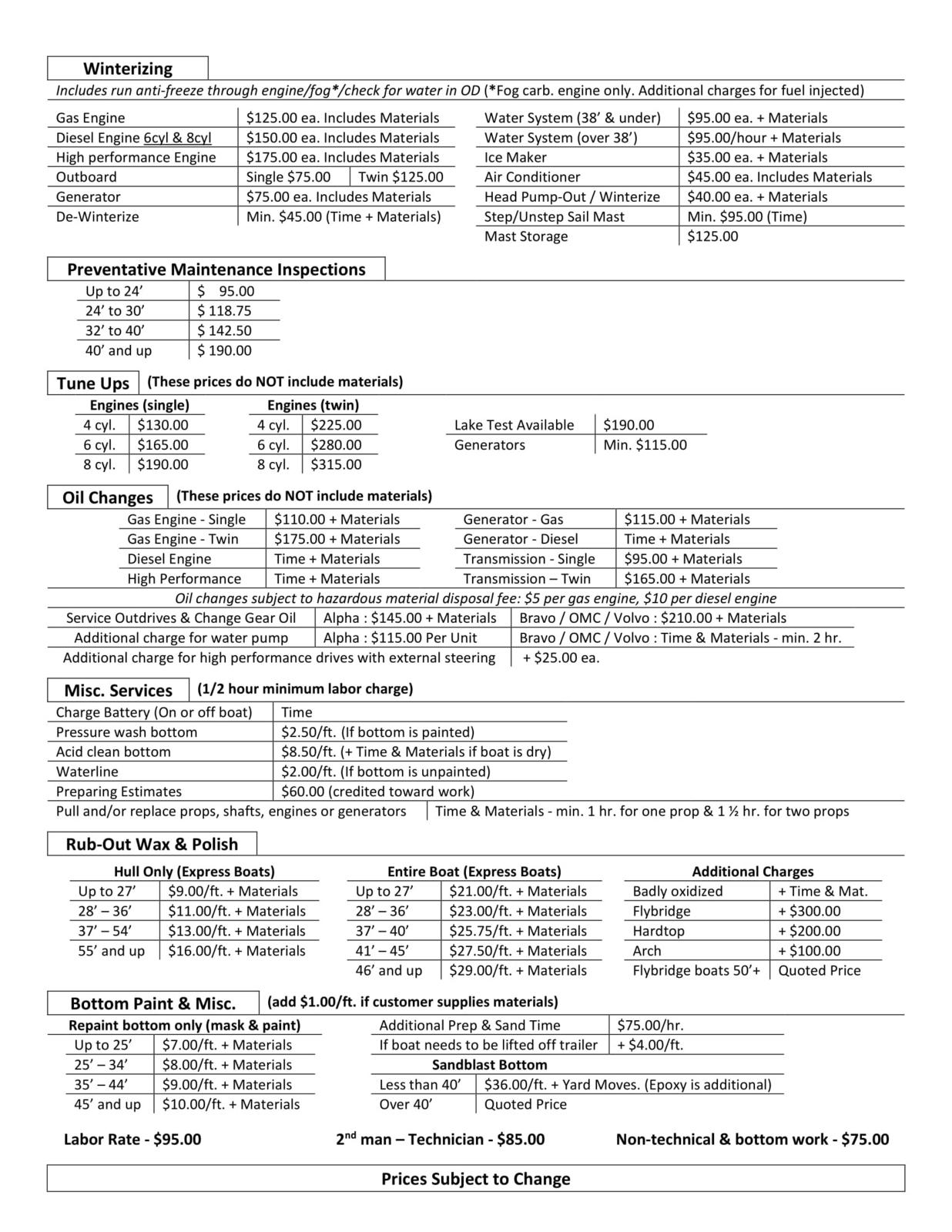 Our Pricing Pier 1000 Marina Benton Harbor Mi 888 616 1679