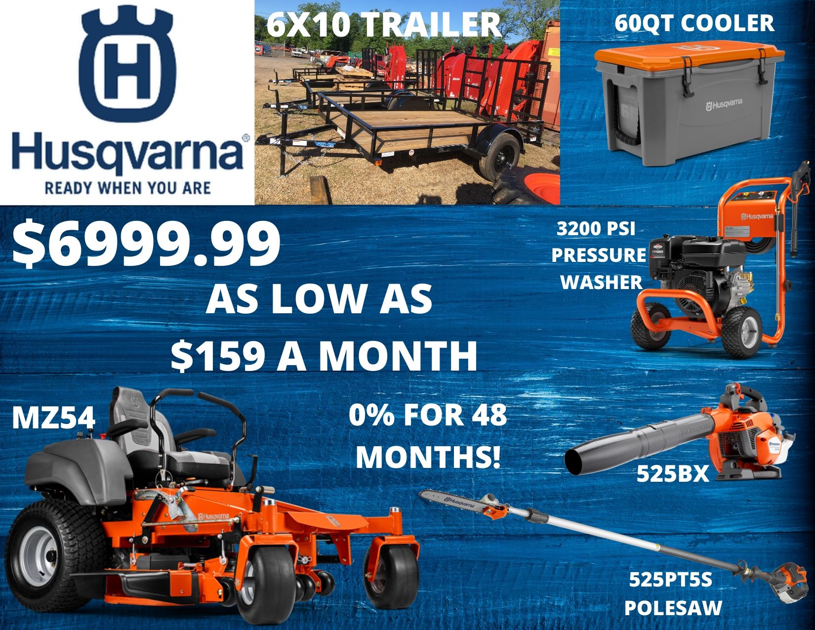 2020 Husqvarna MZ54 (967 69 6001) for sale in Ellisville, MS