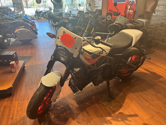 2023 Indian Motorcycle FTR SPORT WHITE LIGHTNING / INDY RED - Photo 6