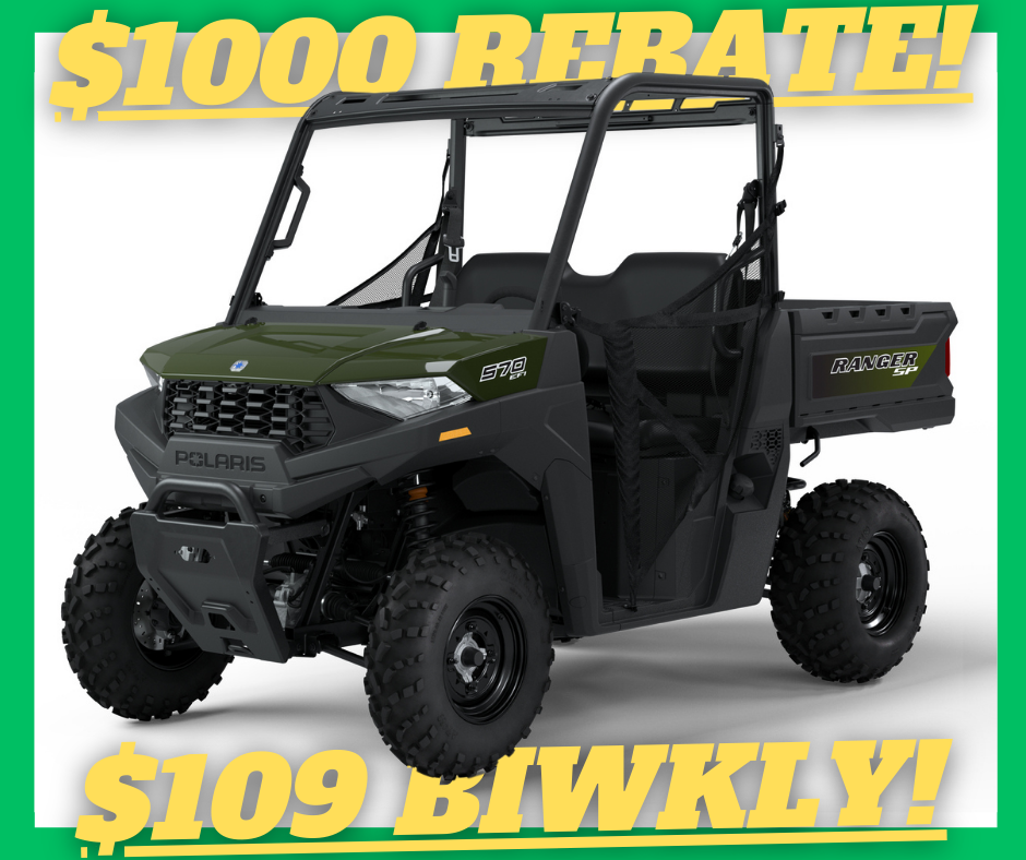 2025 Polaris Ranger SP 570 - $1000 REBATE ENDS NOV 30th! 2YR WARRANTY! PAYMENTS AS LOW AS $109 BIWKLY!