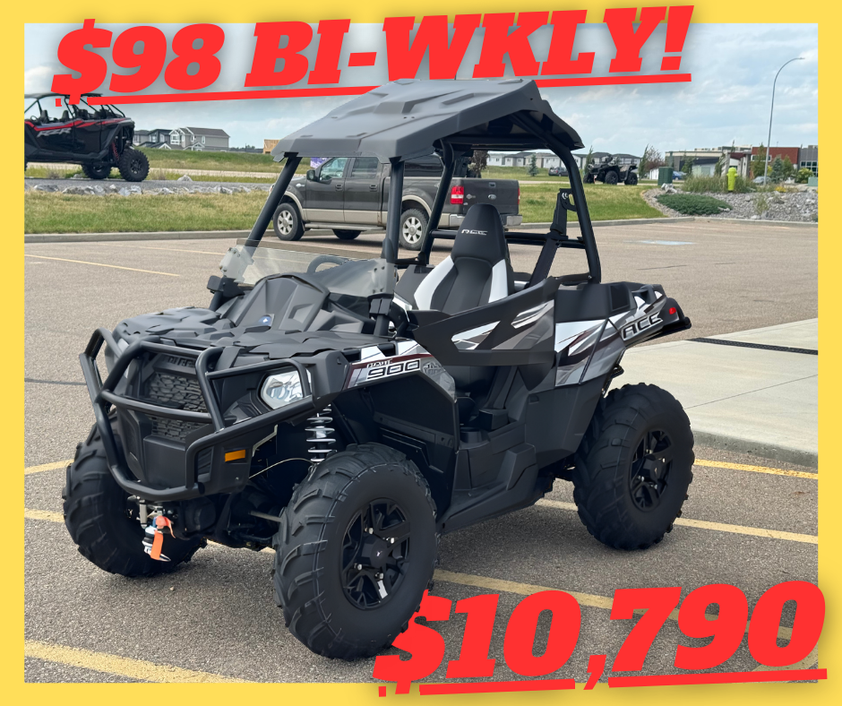 2016 Polaris ACE 900 SP- LIKE NEW - ONLY 196Km! PAYMENTS AS LOW AS $114 BI-WKLY!