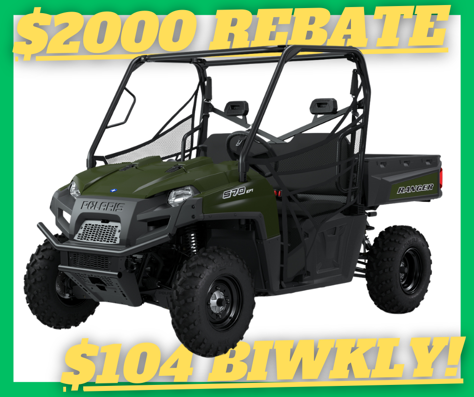 2025 Polaris Ranger 570 Full-Size - $2000 REBATE ENDS OCT 31st! 2YR WARRANTY! PAYMENTS LOW AS $104 BIWKLY!