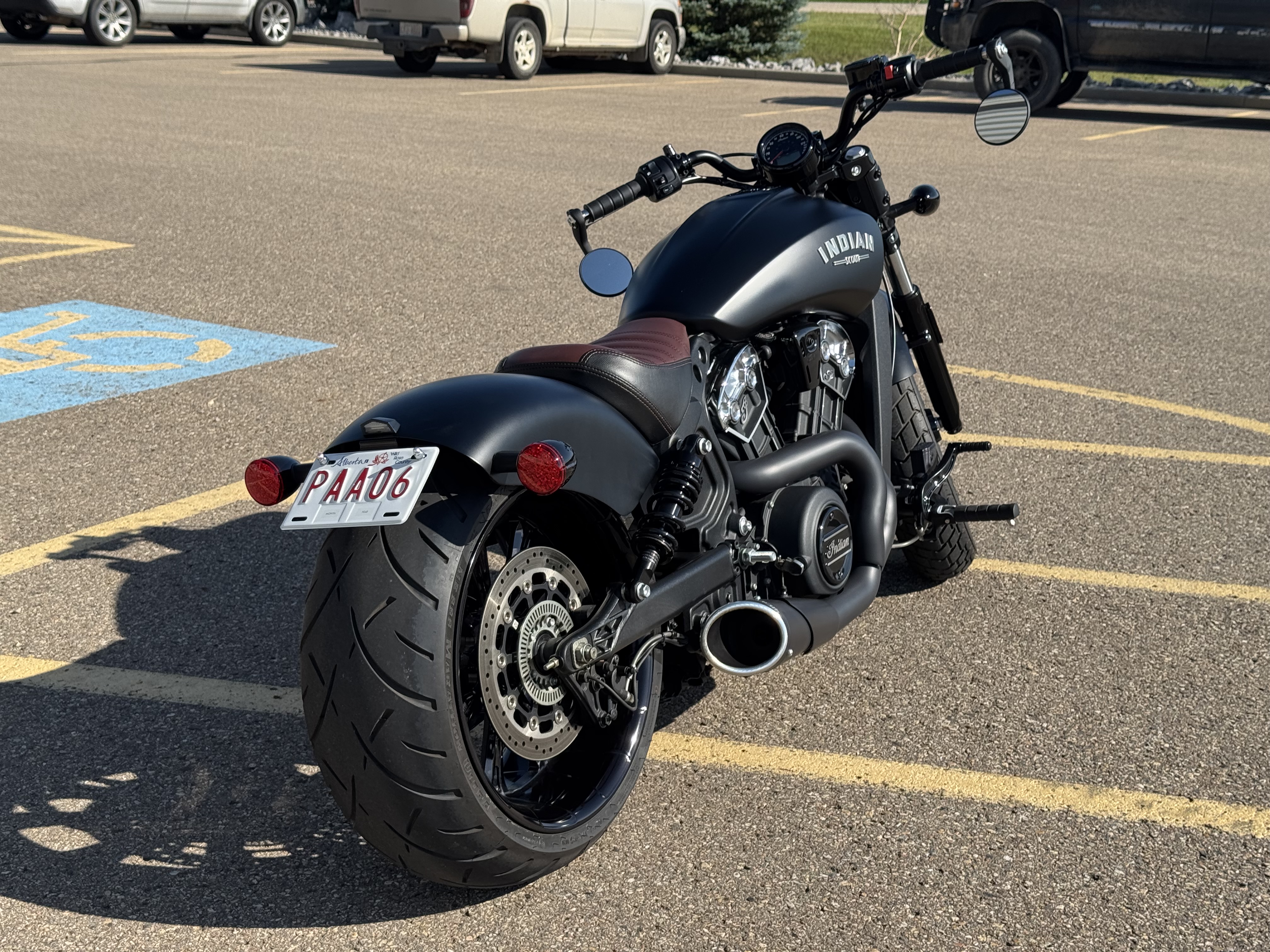 2021 Indian Motorcycle Scout Bobber Dark Horse ABS - RC FAT TIRE KIT - LOW KMS - PAYMENTS AS LOW AS $129 BI WKLY! - Photo 7